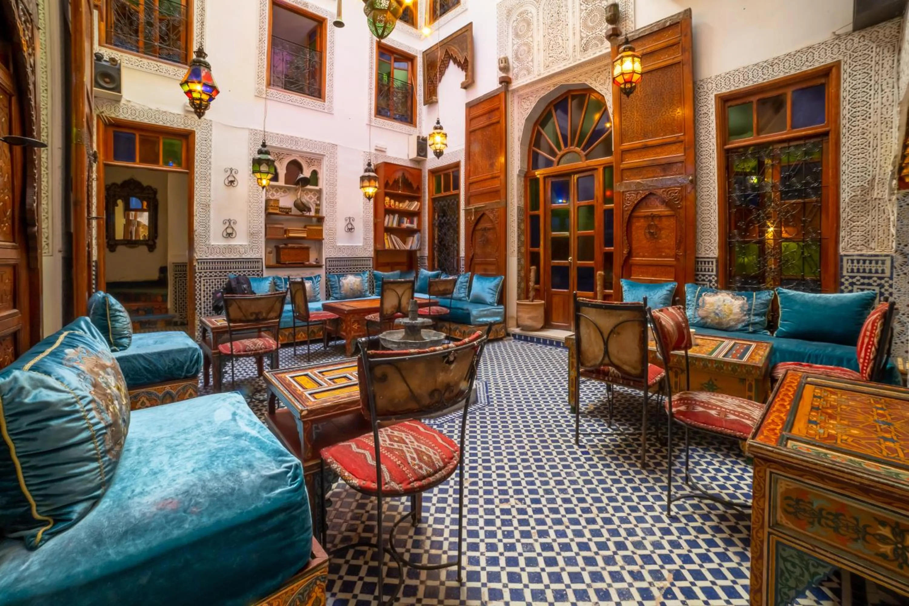 Lobby or reception in Riad Verus