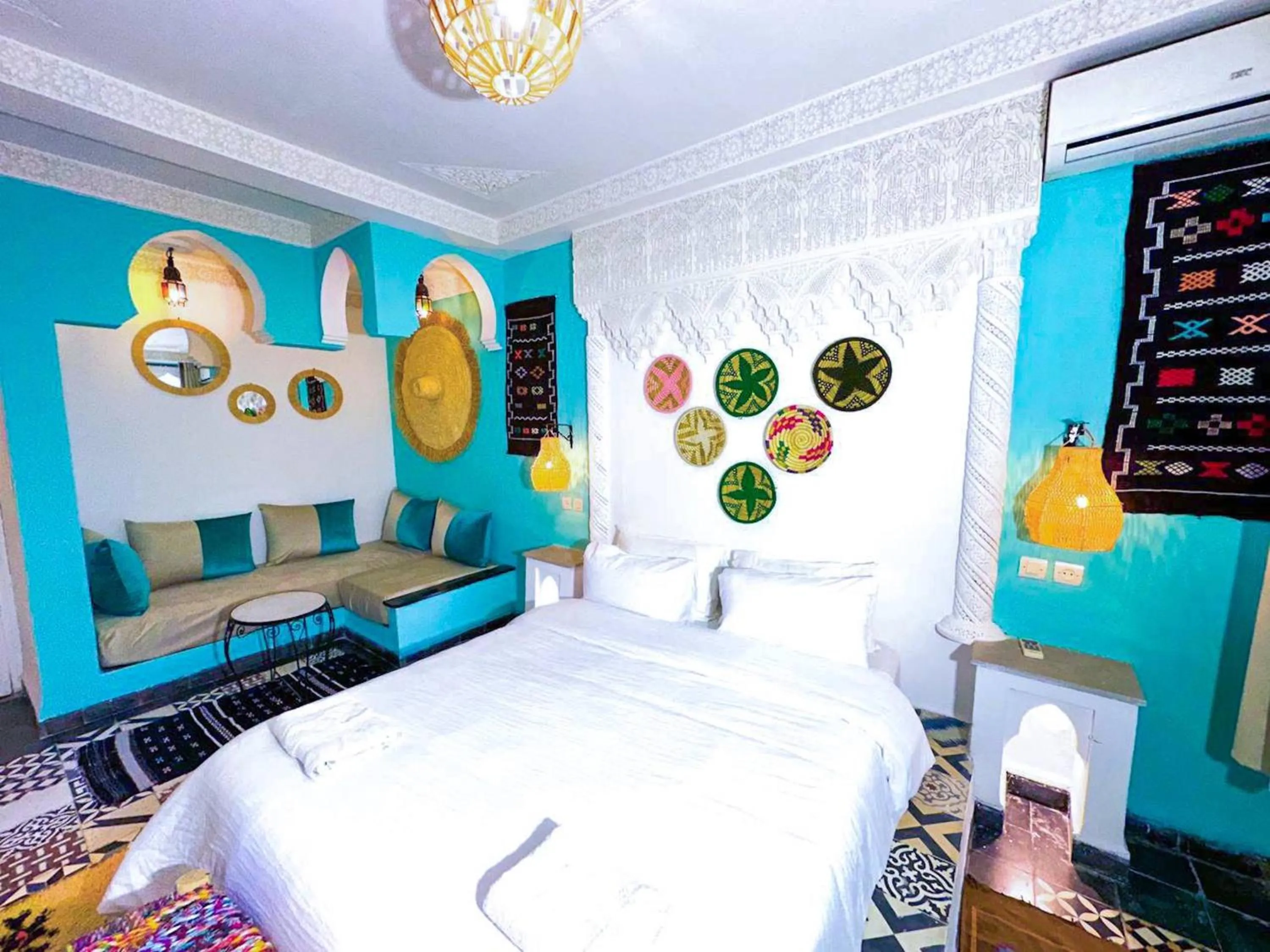 Bed in Riad Verus