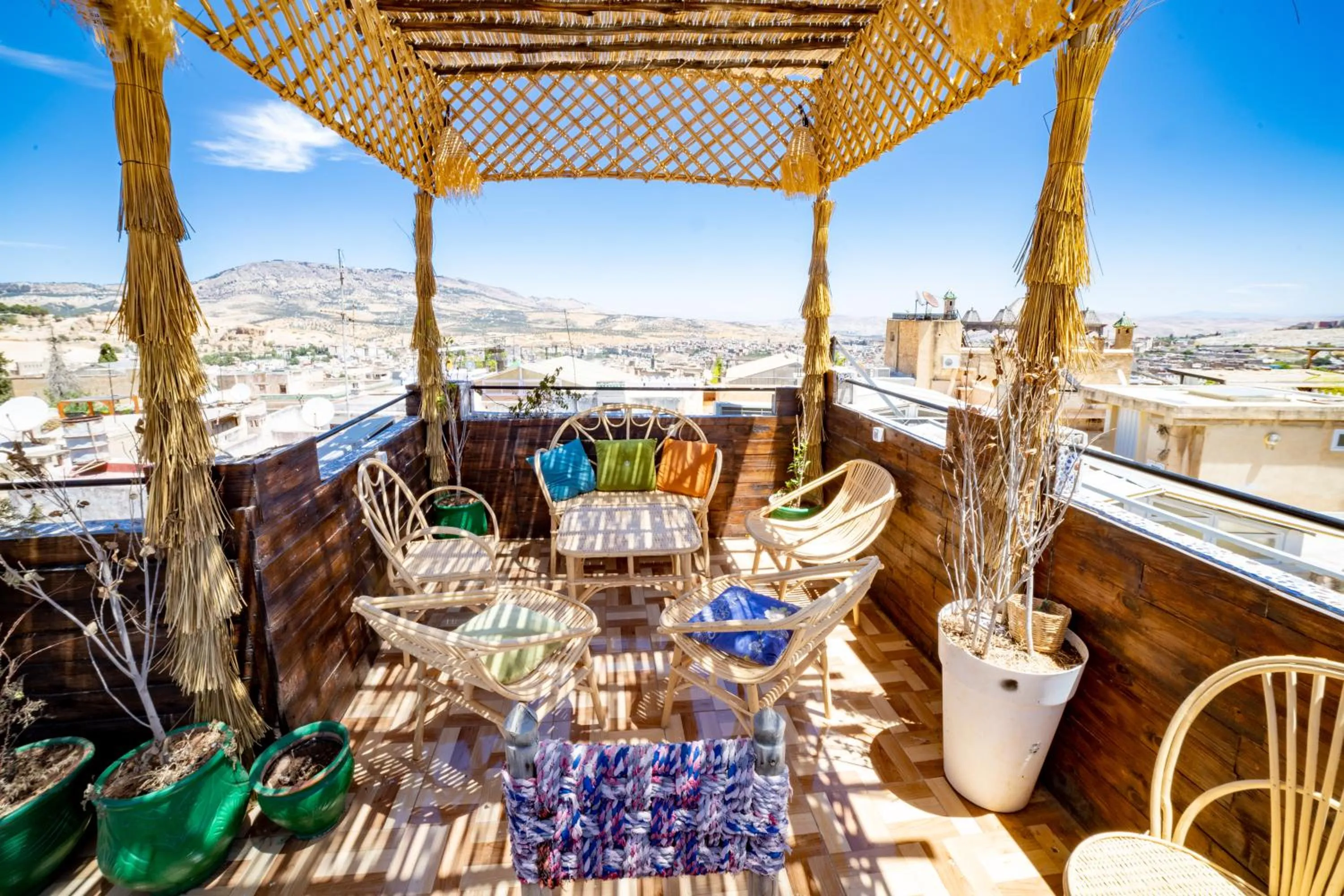 Balcony/Terrace in Riad Verus