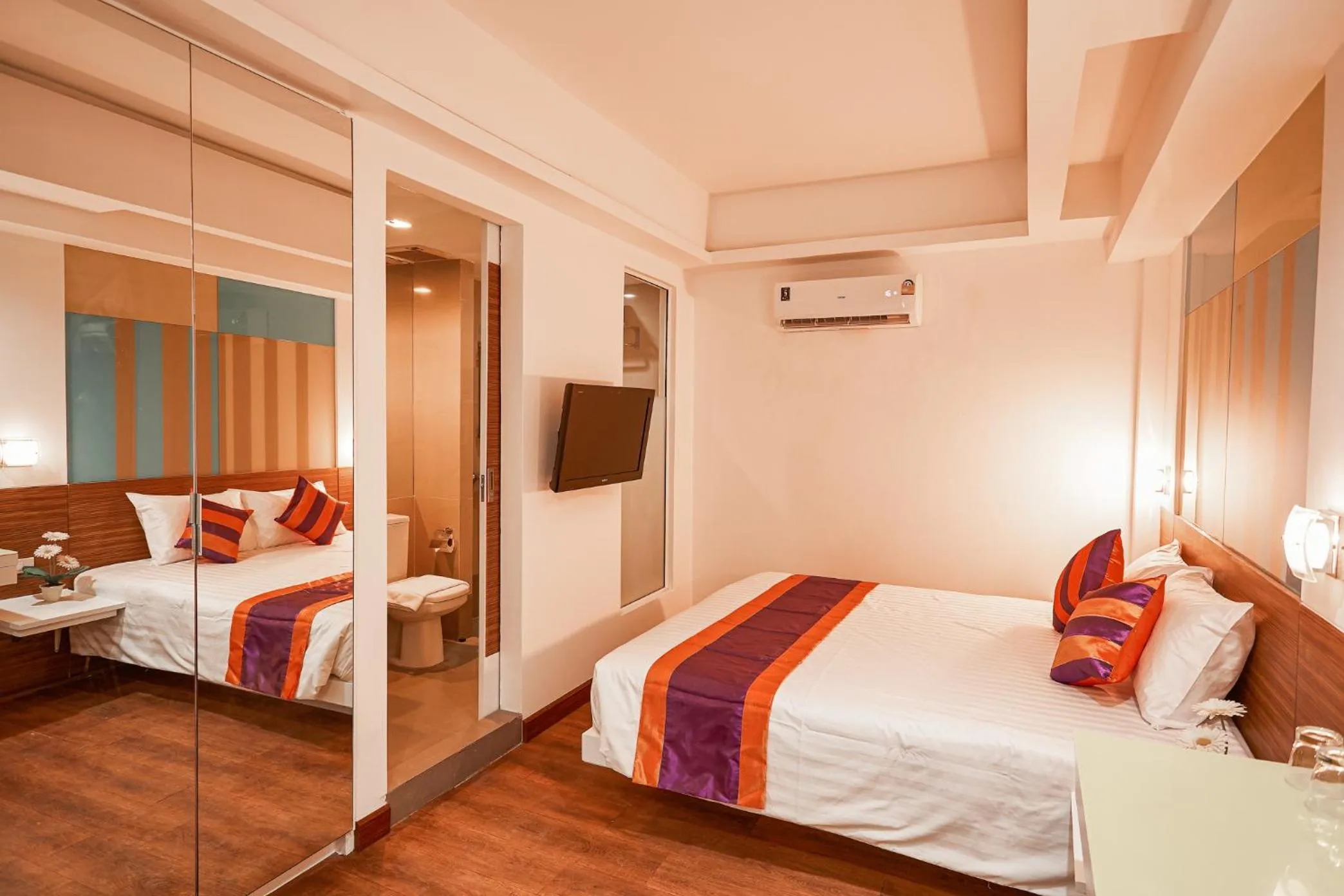 Bedroom, Bed in Studio Asoke