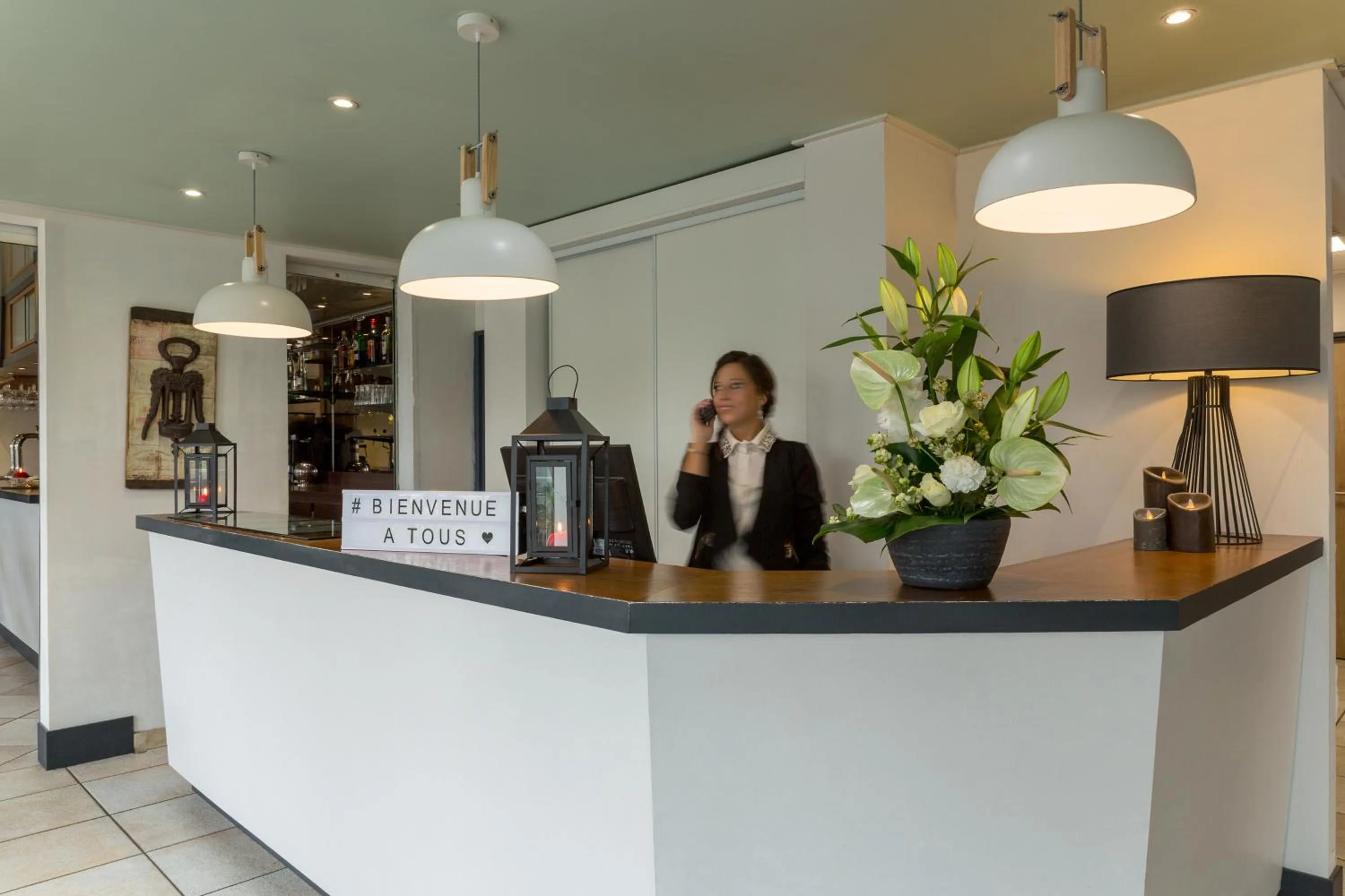 Lobby or reception in Hôtel Originals City, Armony Dijon - Chenôve