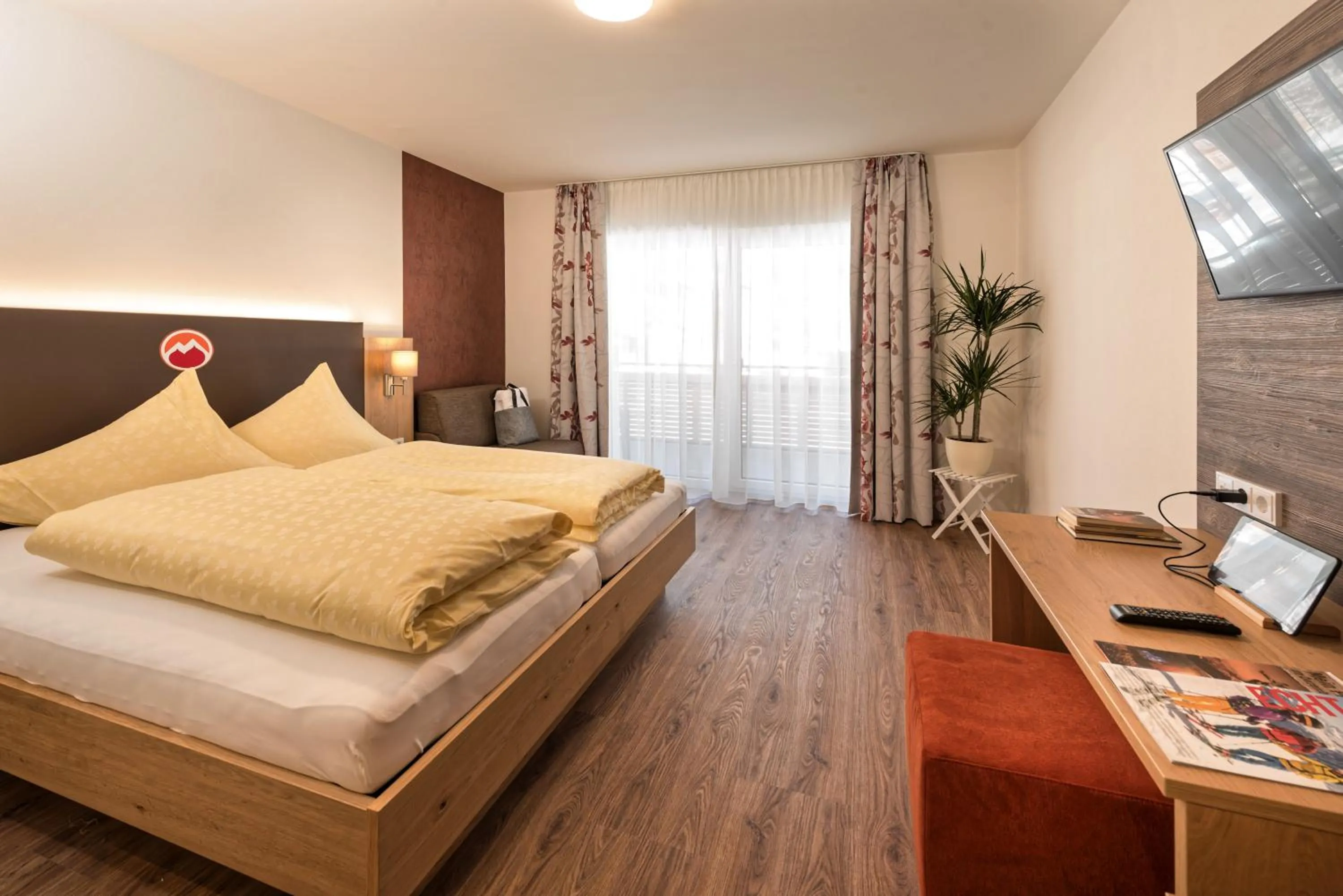 Bed in Hotel Alpenfeuer Montafon