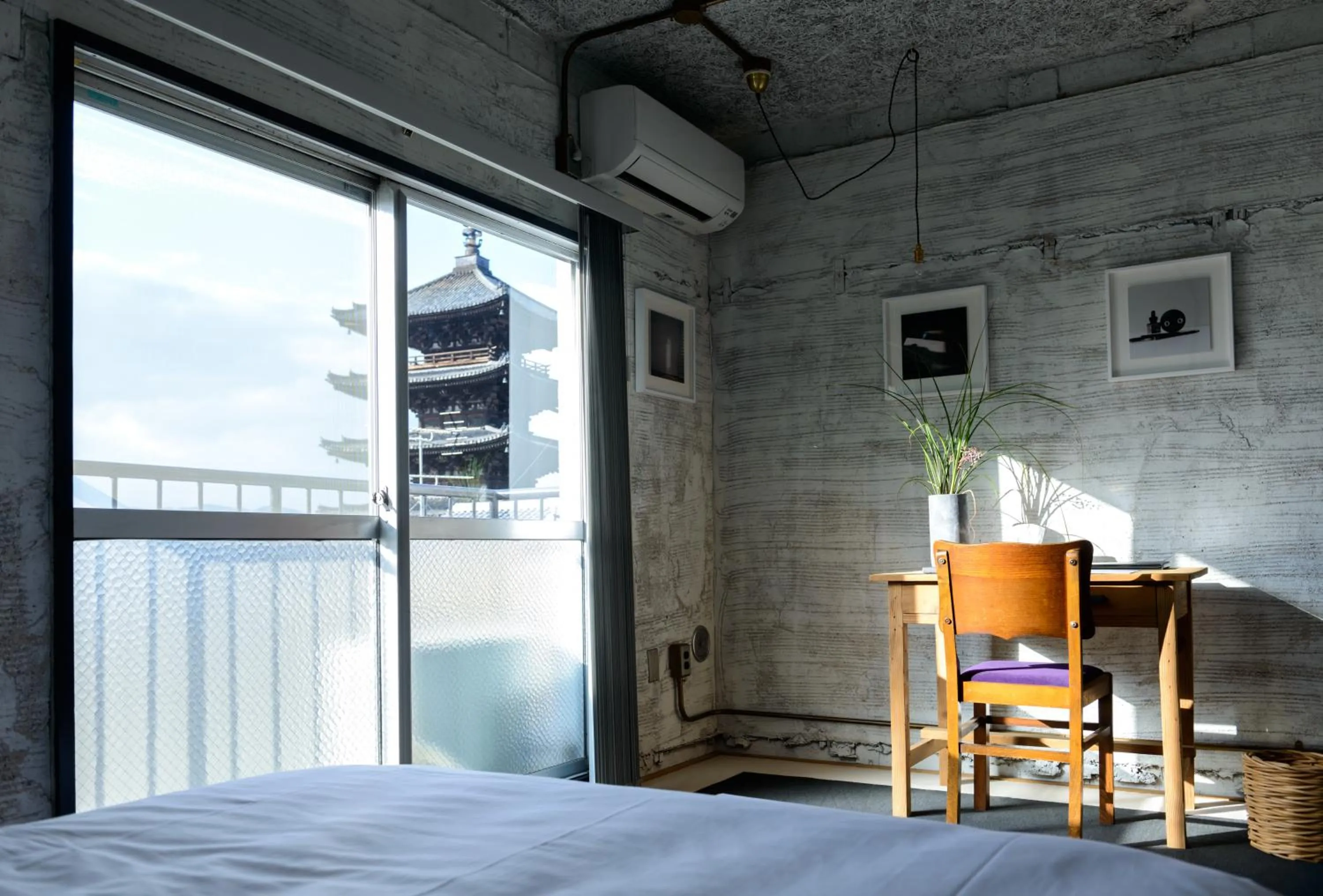 air conditioner, Bed in Rc Hotel Kyoto Yasaka