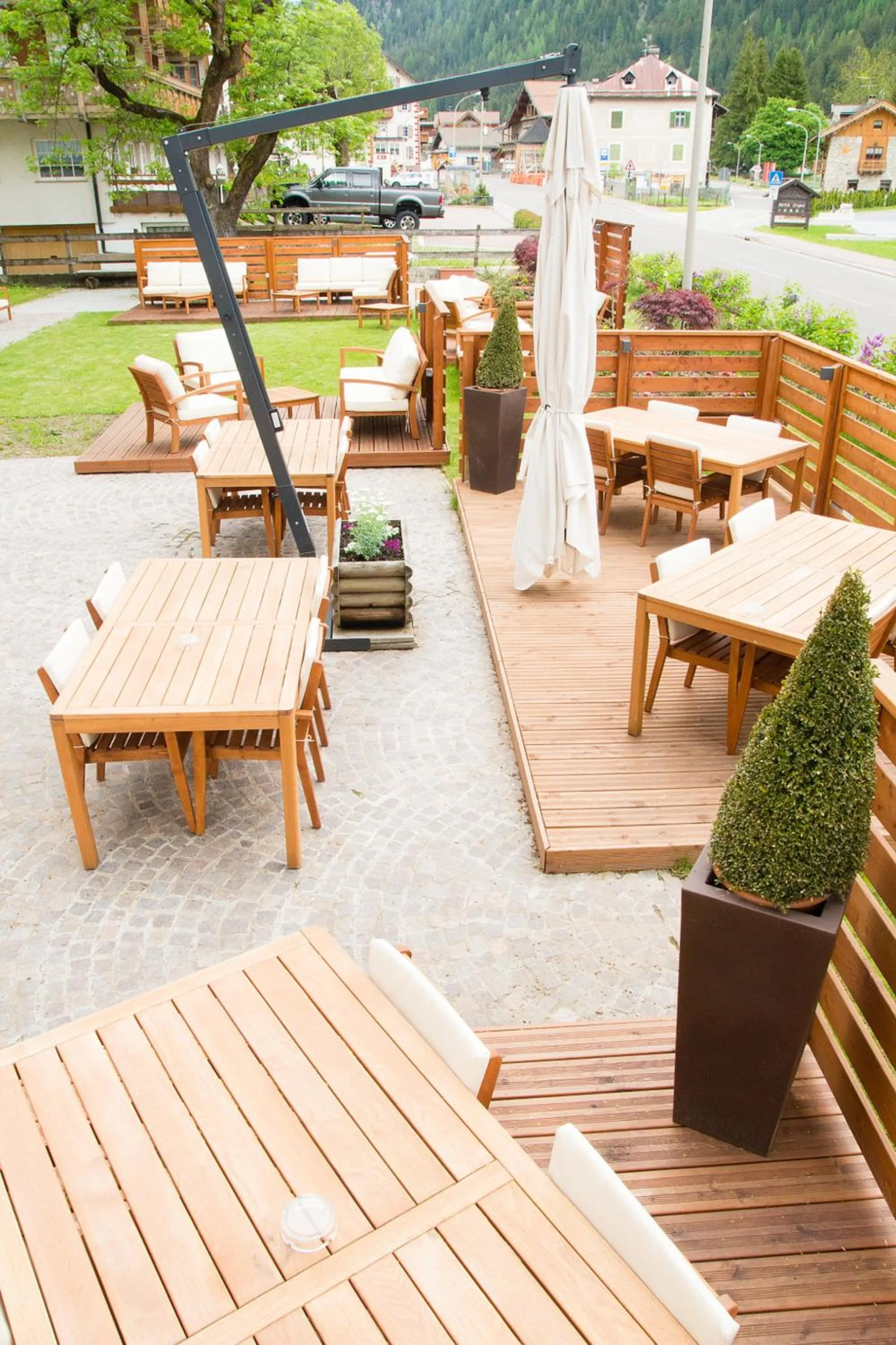 Garden view in GH Hotel Piaz