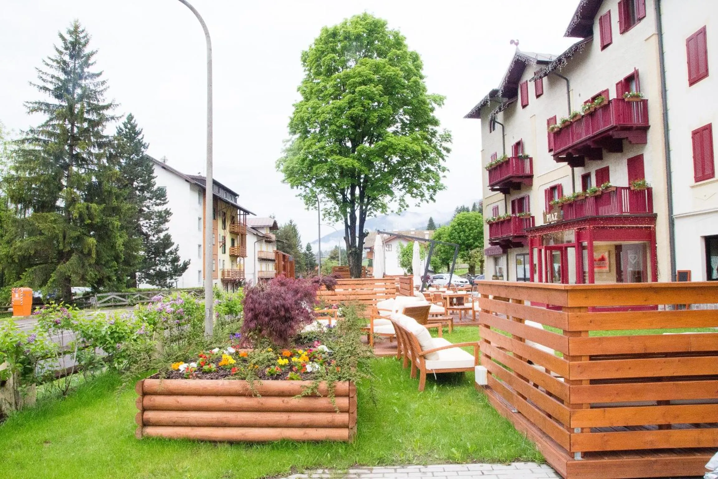 Garden view in GH Hotel Piaz