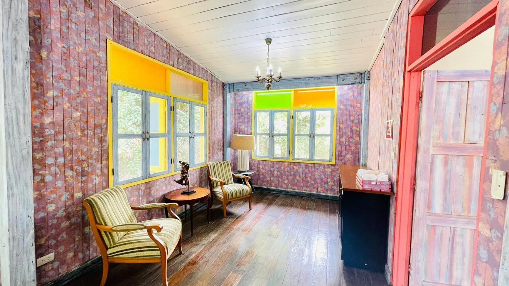 Seating area in Baan Ing Khao