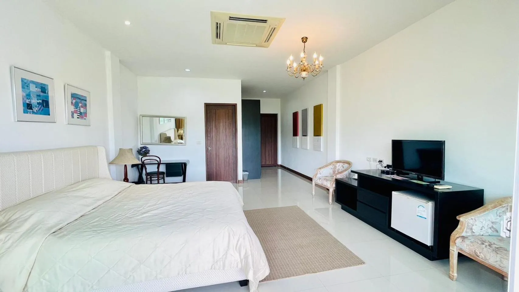 Bedroom, Bed in Baan Ing Khao