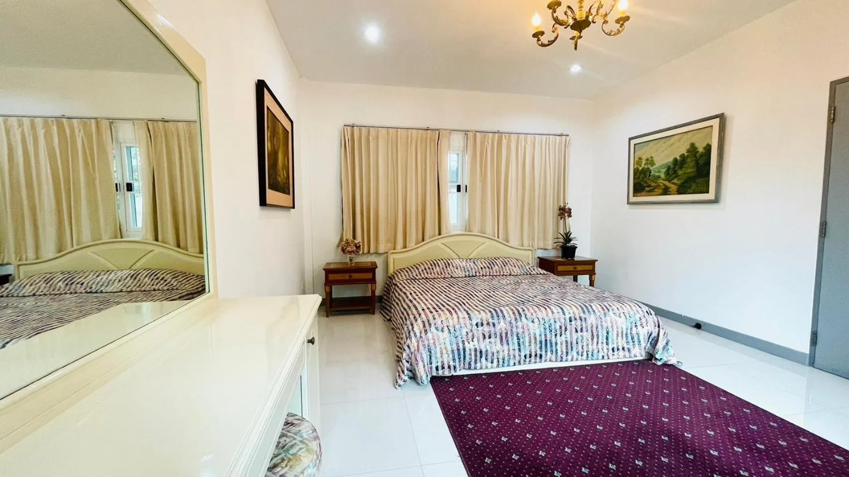 Bed in Baan Ing Khao