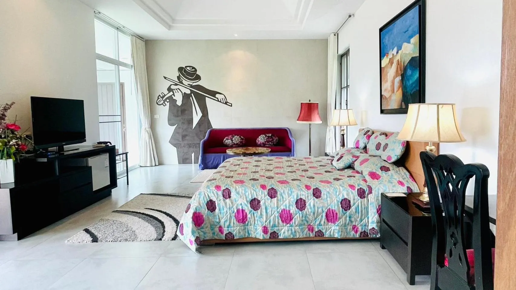 Bed in Baan Ing Khao