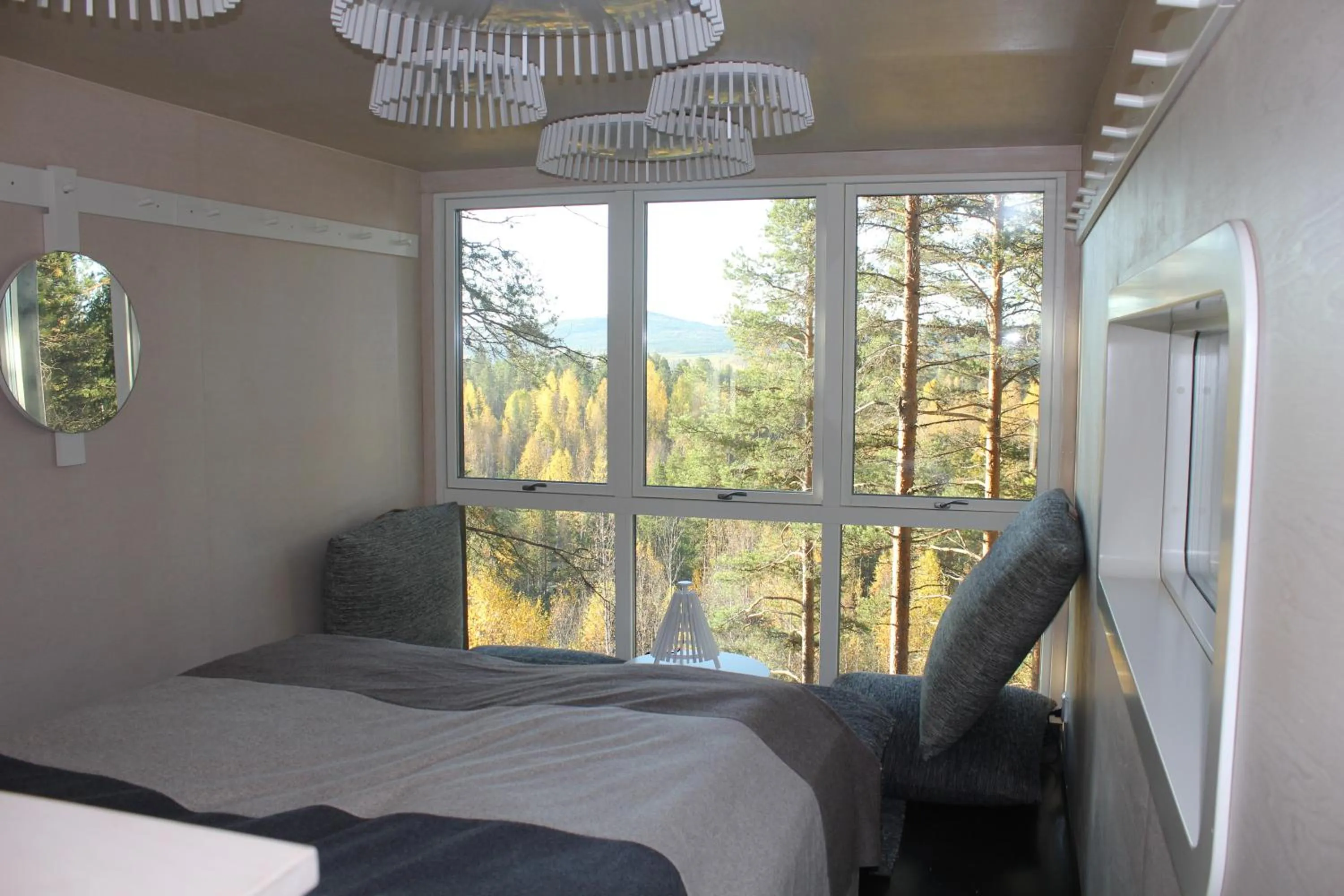 Bedroom, Bed in Treehotel