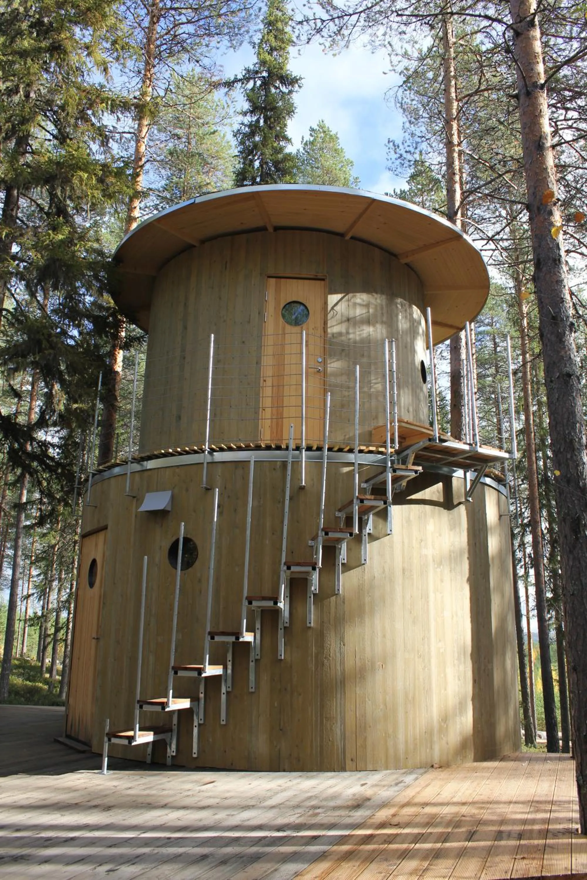 Facade/entrance in Treehotel