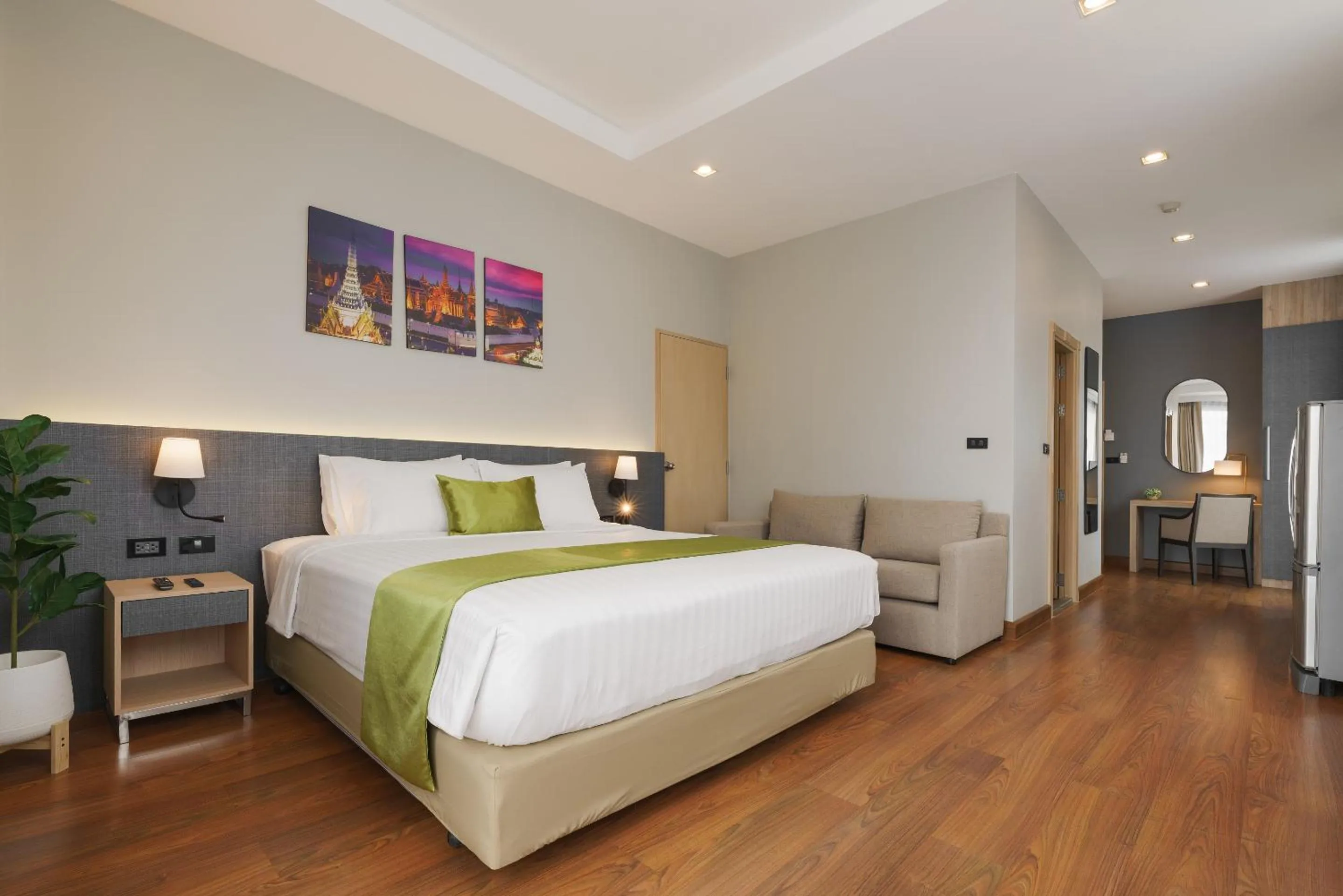 Bed in iCheck inn Residence soi 2