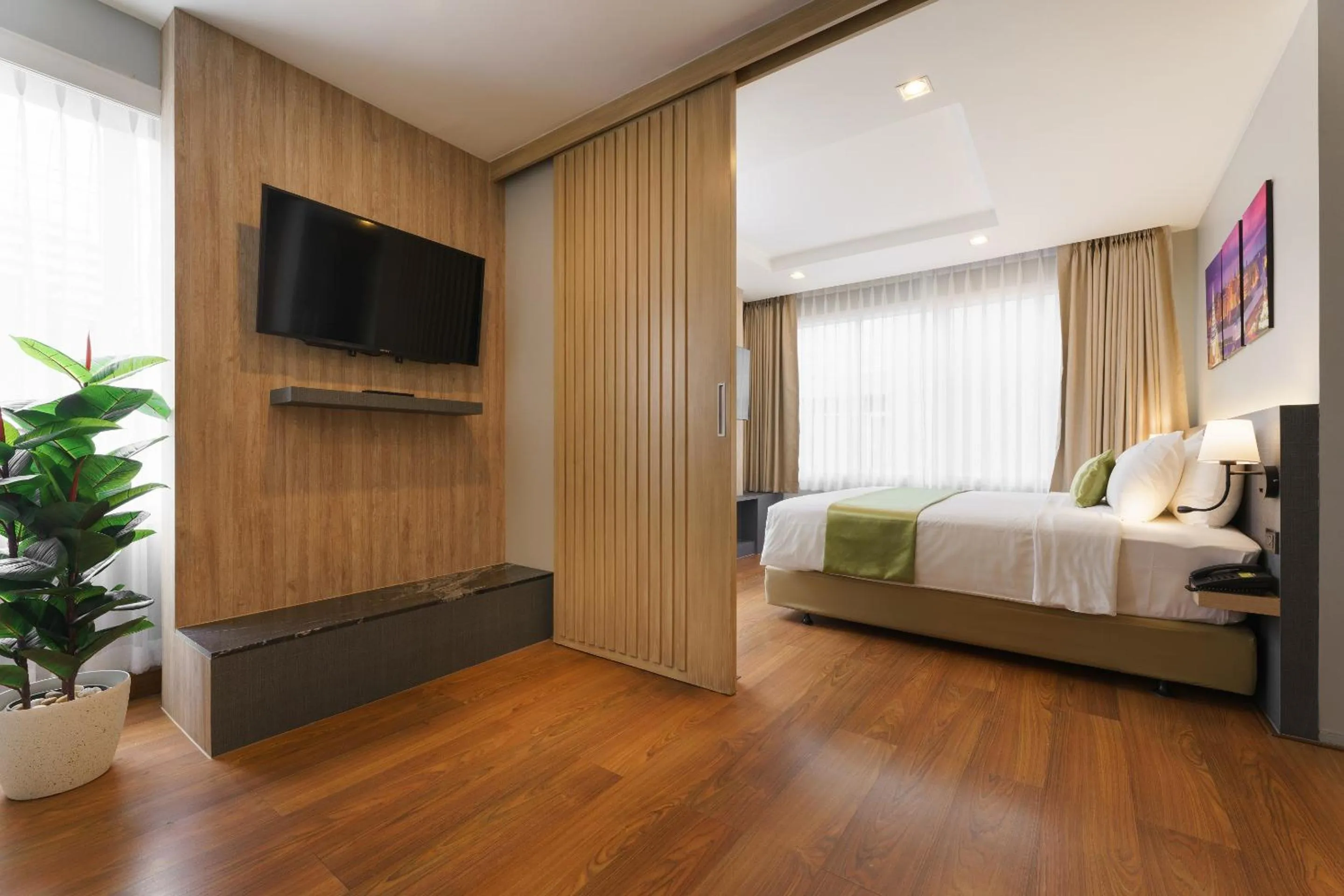 TV and multimedia, Bed in iCheck inn Residence soi 2