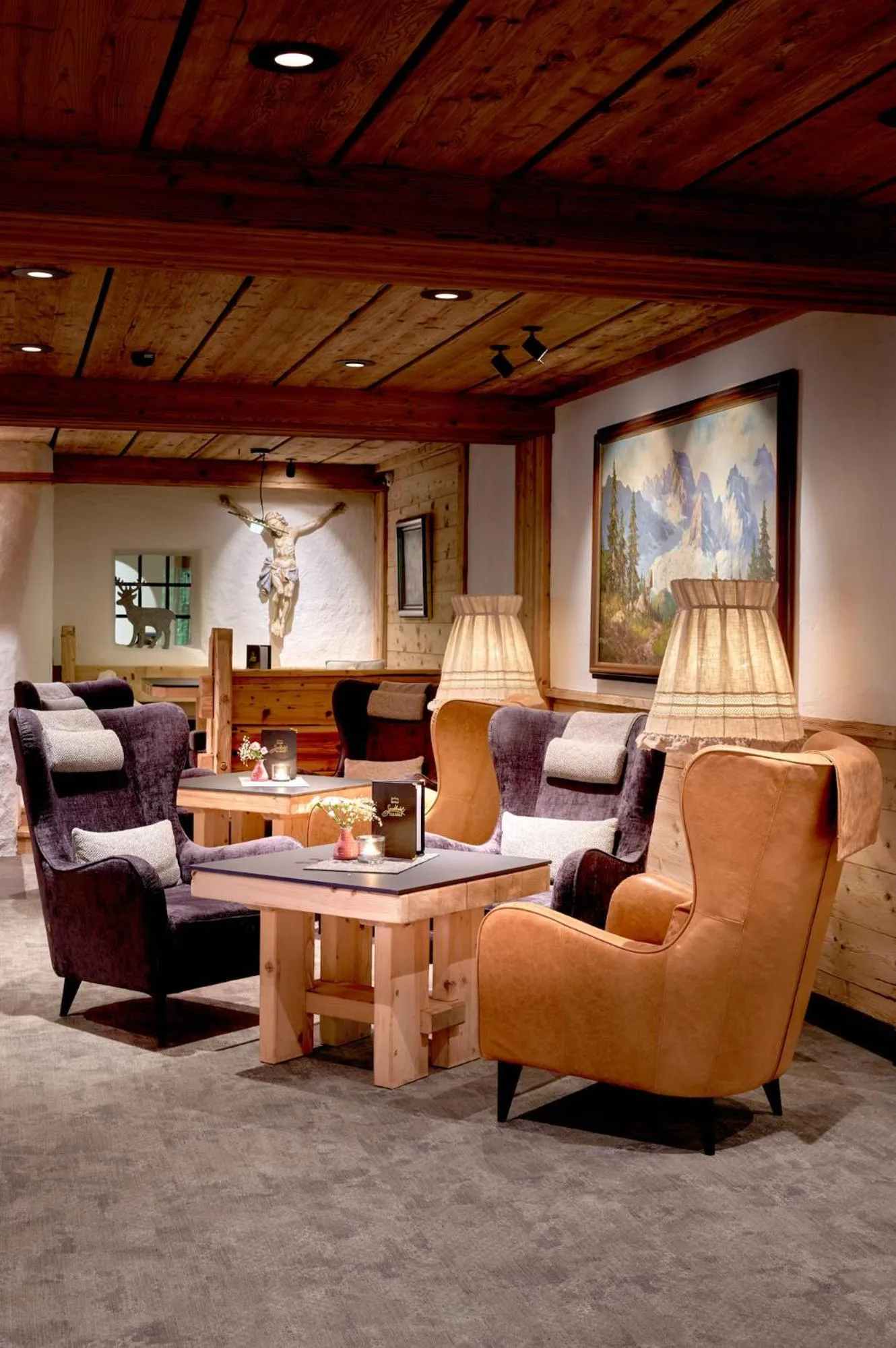 Lobby or reception in Sporthotel Ellmau in Tirol