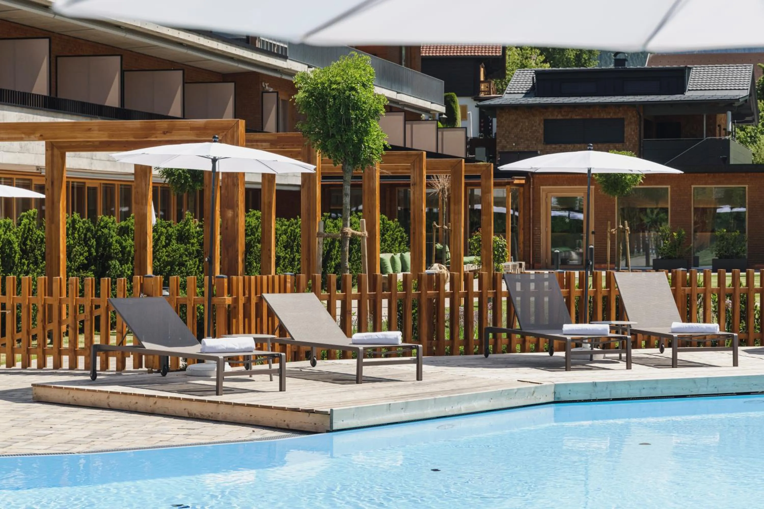 sunbed in Alpenhotel Montafon & SPA