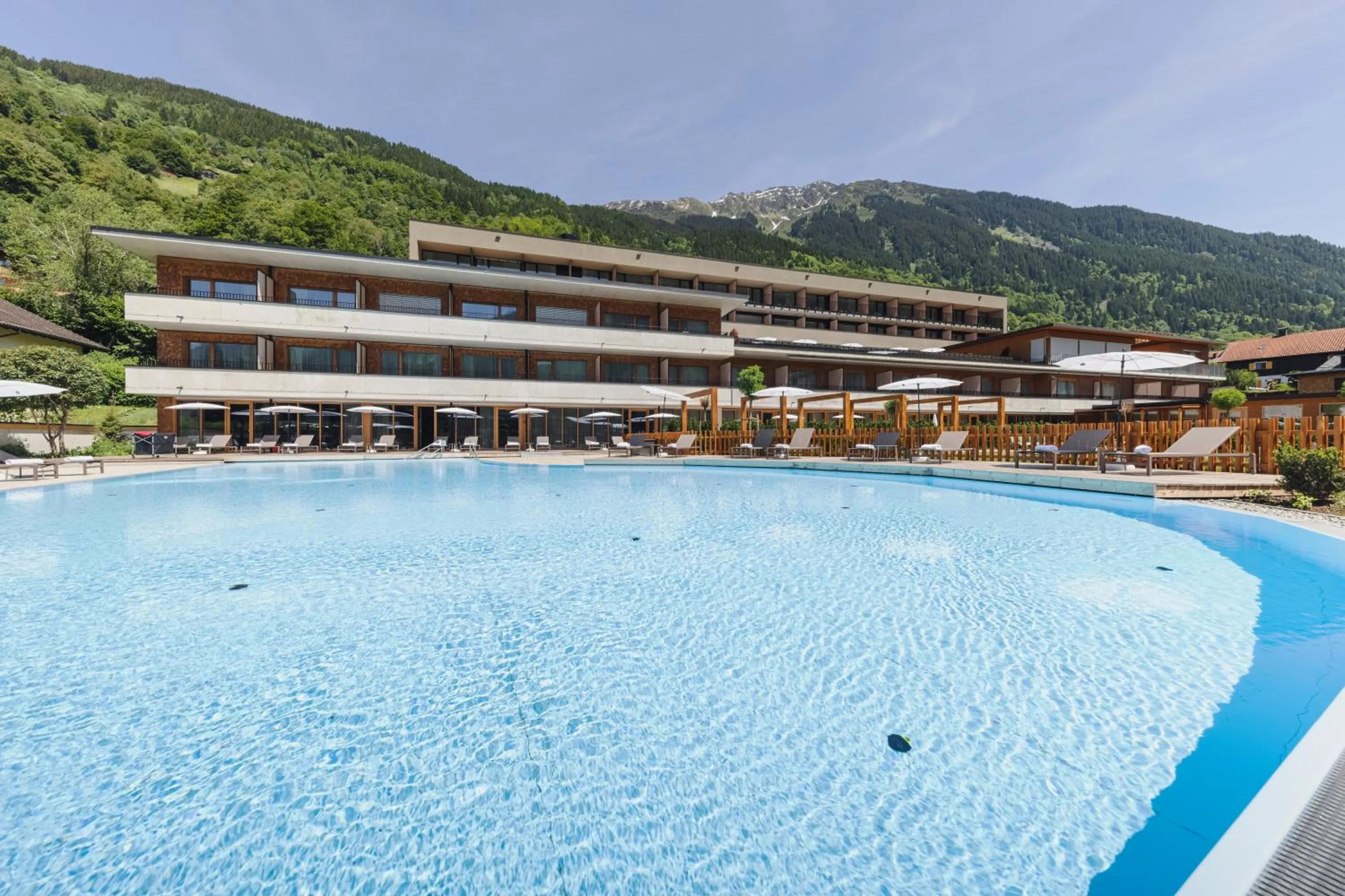 Swimming pool in Alpenhotel Montafon & SPA