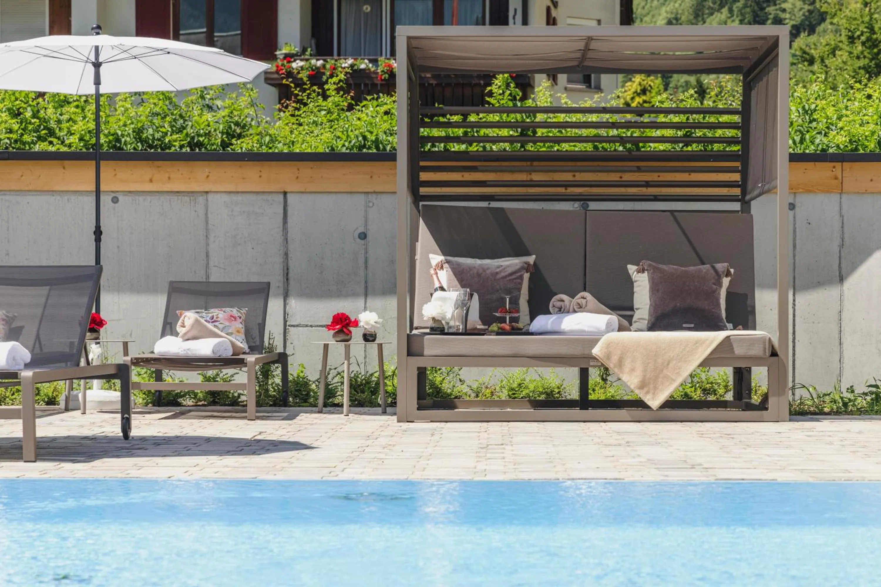 Swimming pool in Alpenhotel Montafon & SPA
