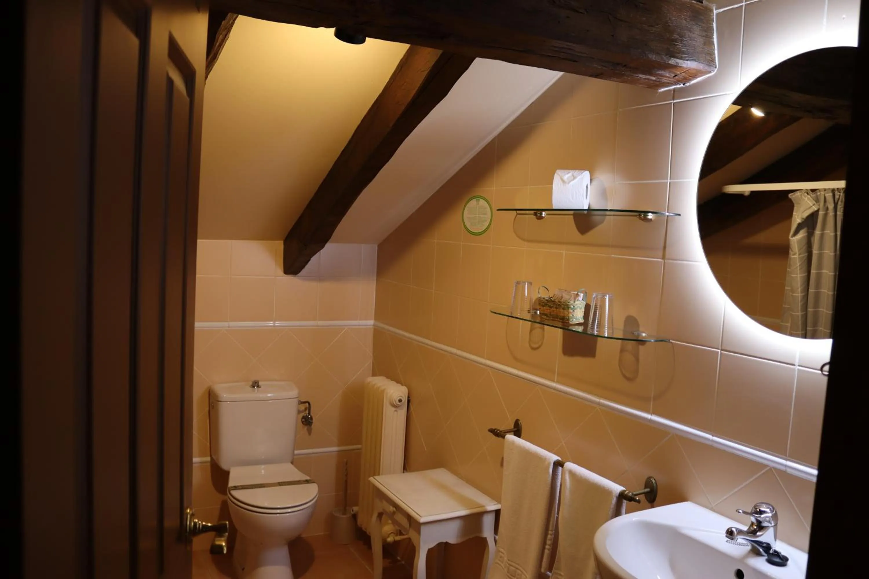 Shower in Hostal Rural Irigoienea