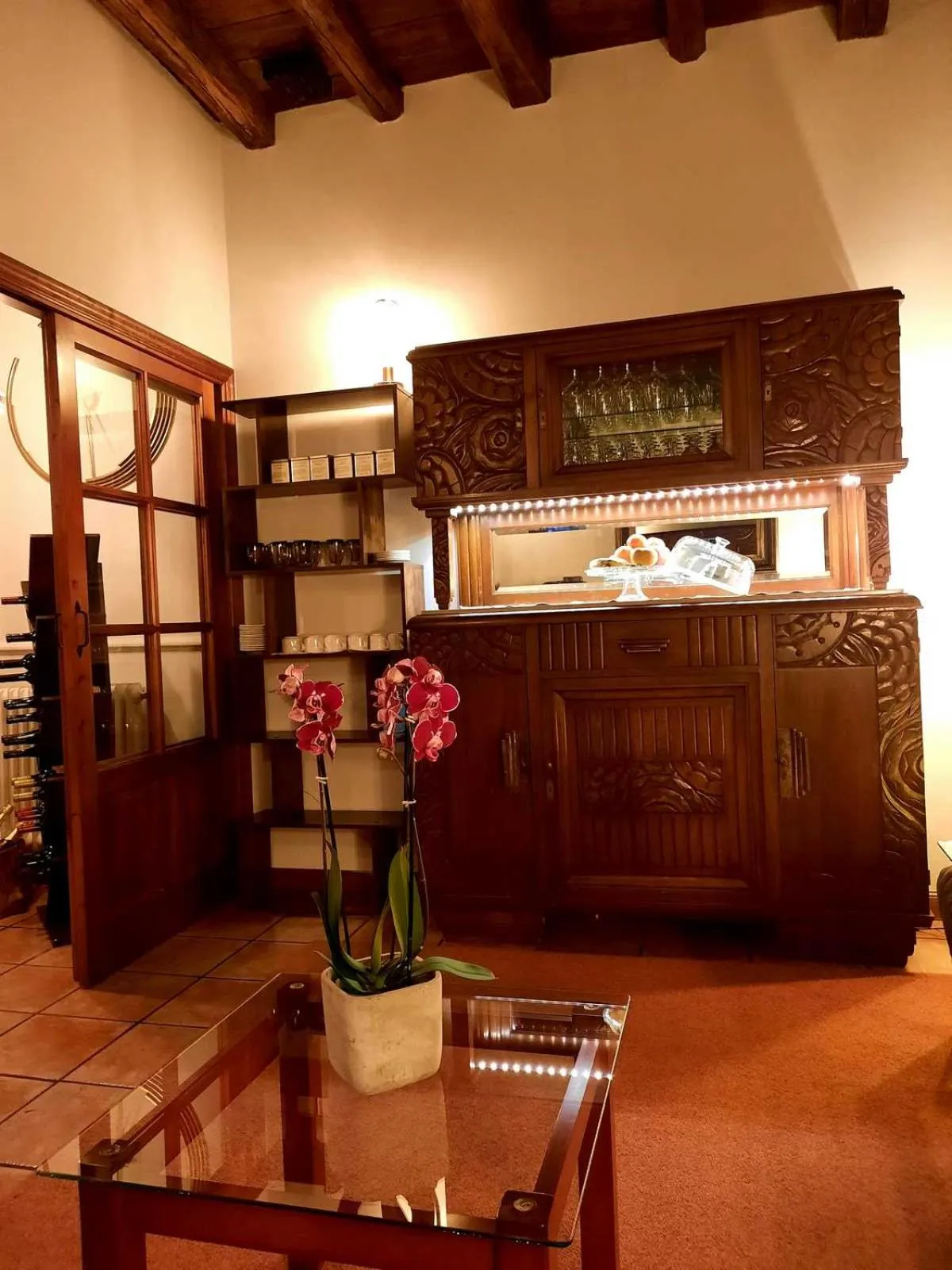 Living room in Hostal Rural Irigoienea