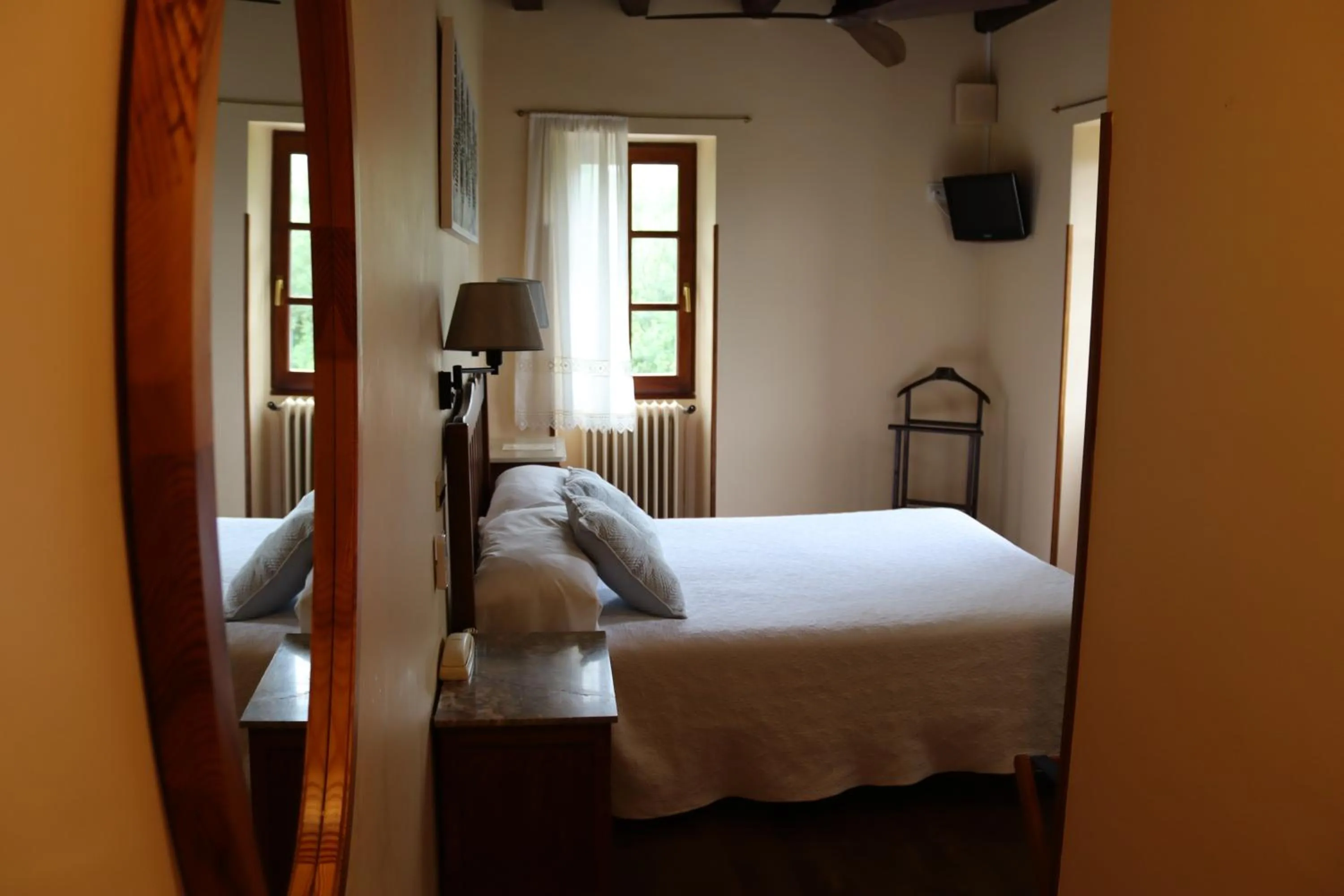 Bed in Hostal Rural Irigoienea