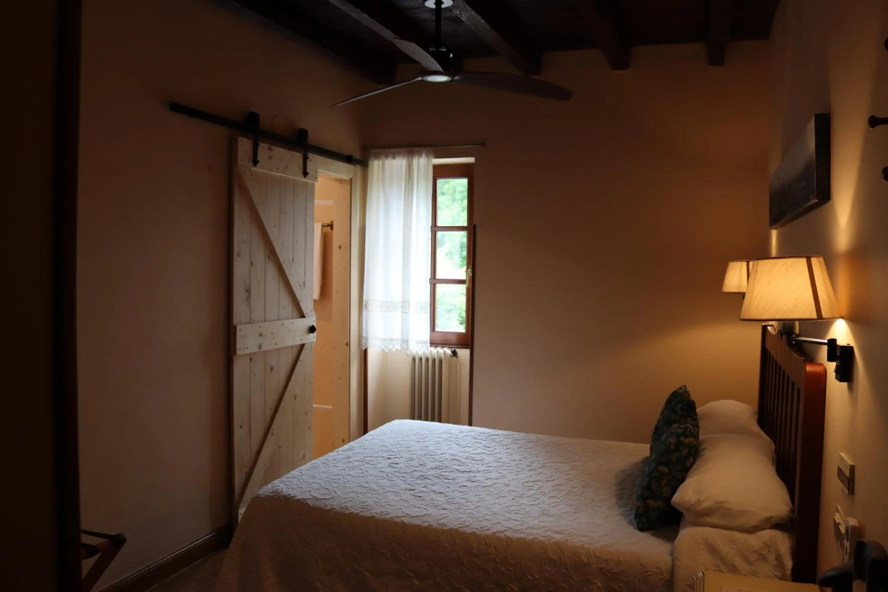 Bed in Hostal Rural Irigoienea