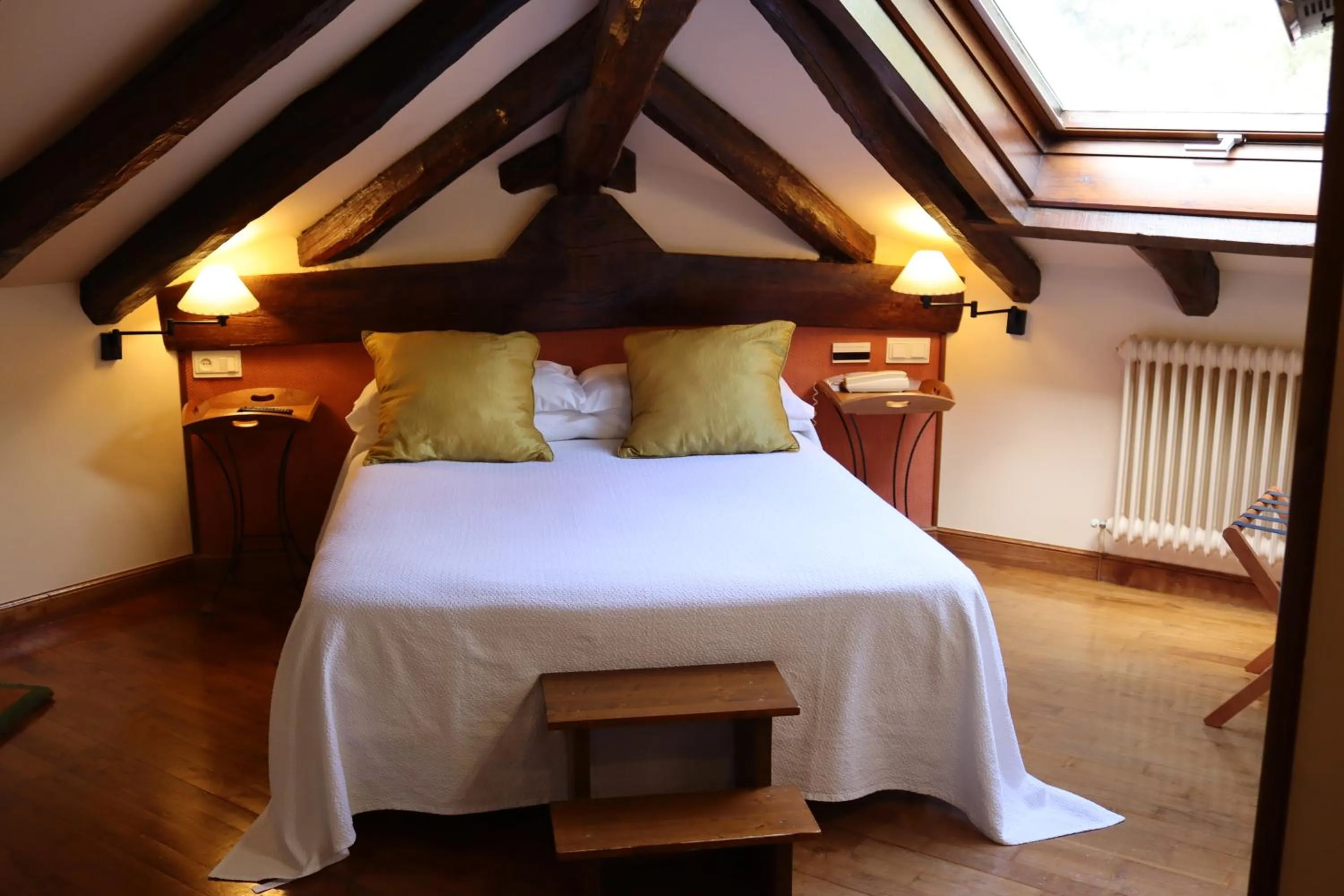 Bed in Hostal Rural Irigoienea