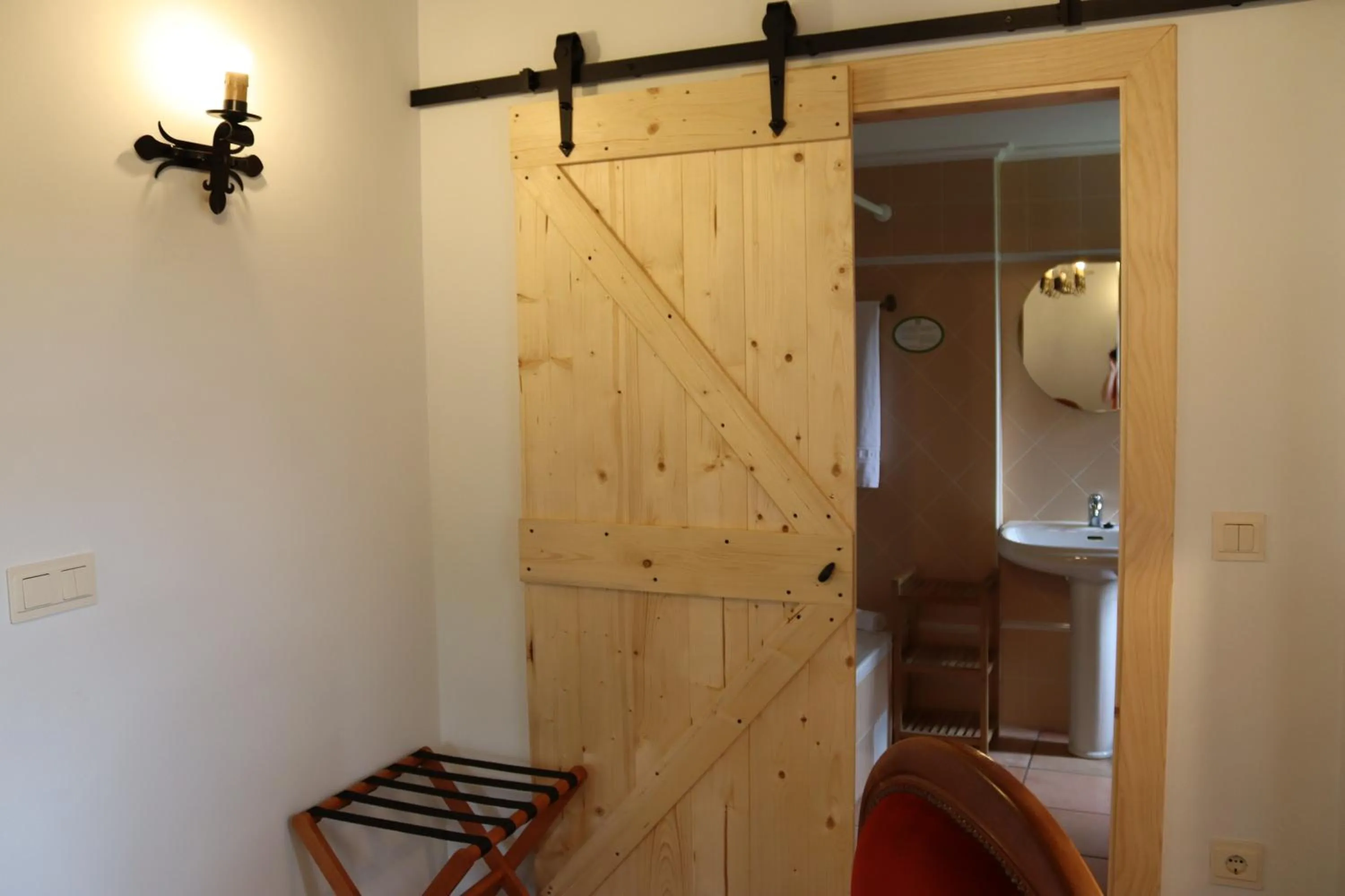 Shower in Hostal Rural Irigoienea