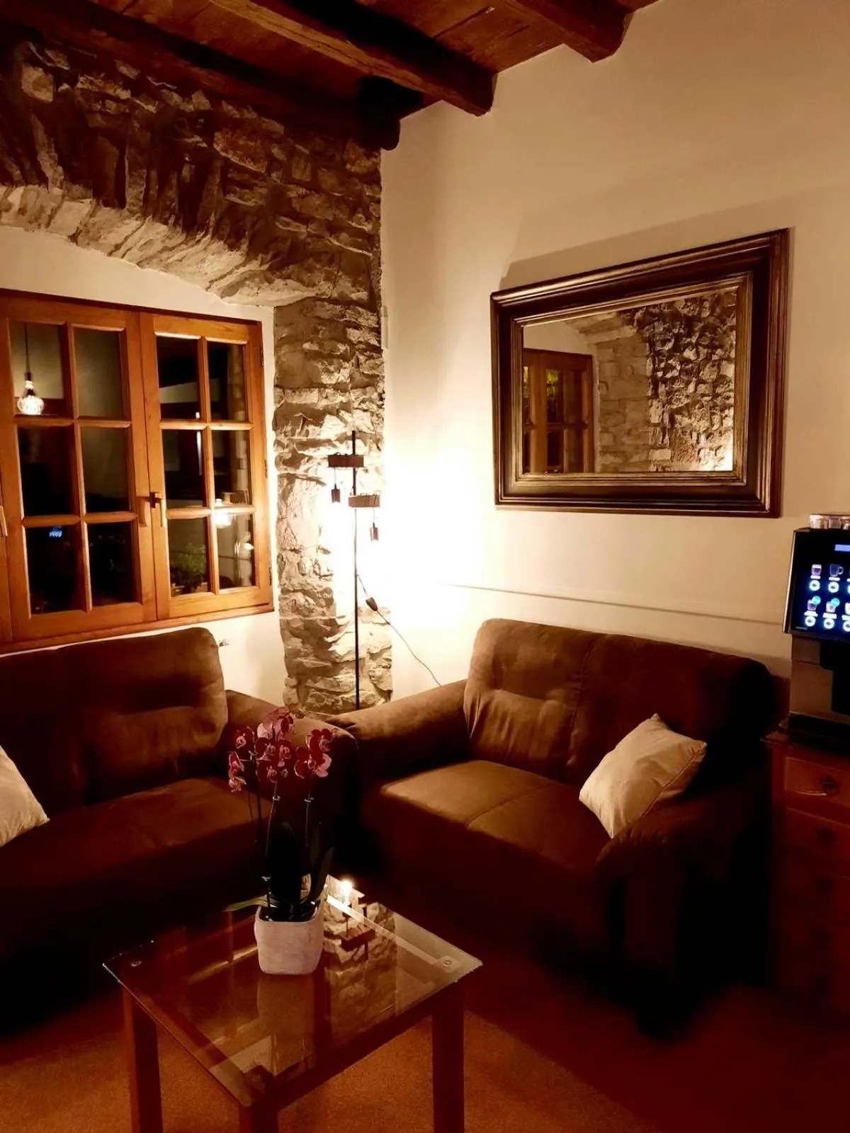 Living room in Hostal Rural Irigoienea