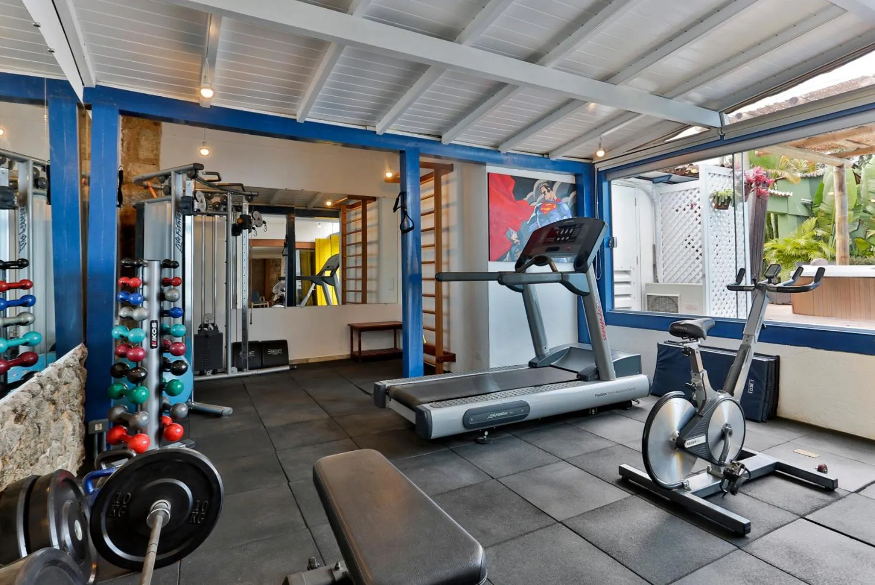Fitness centre/facilities in Sandi Hotel