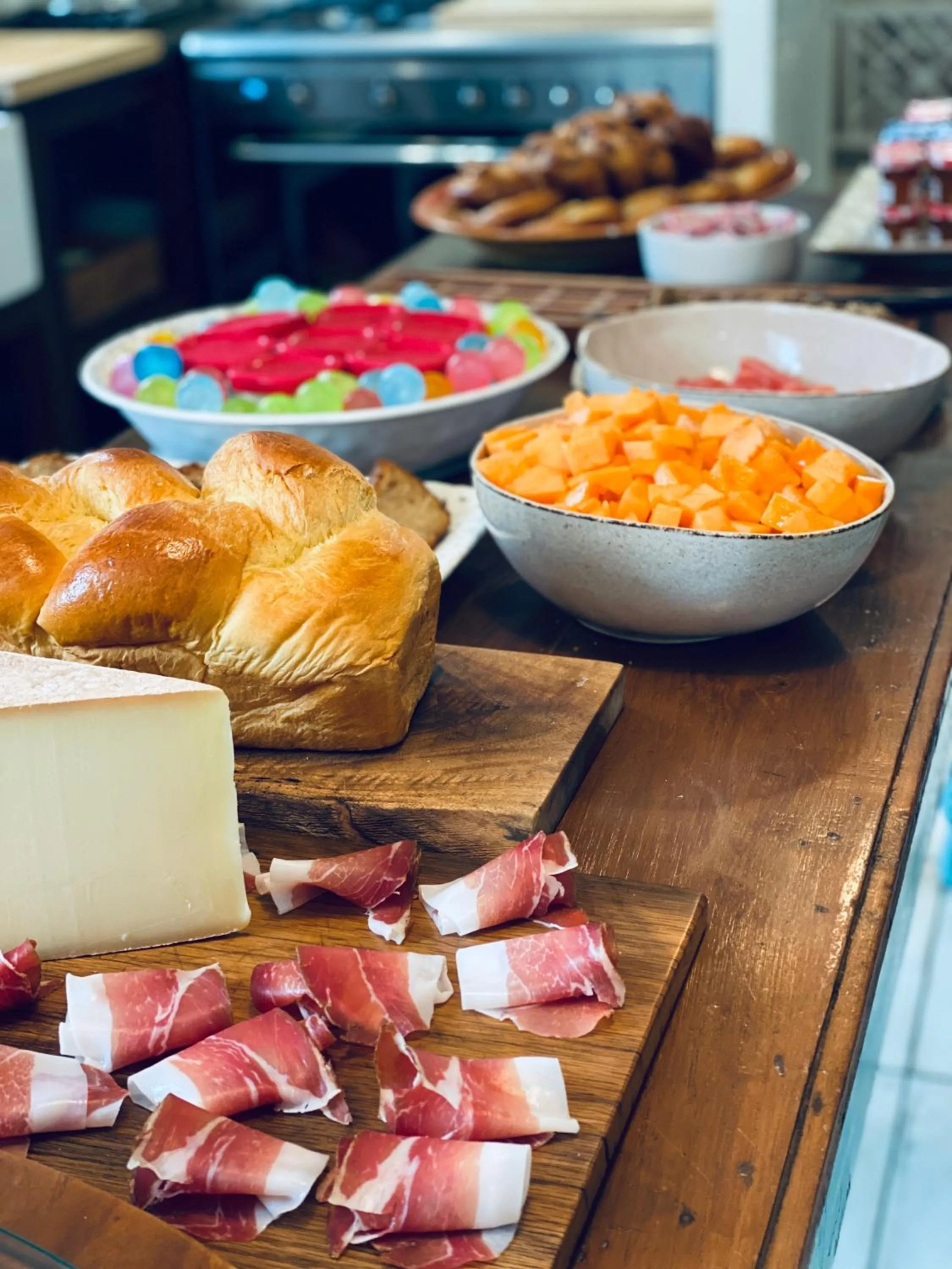 Buffet breakfast in The Corner Properties