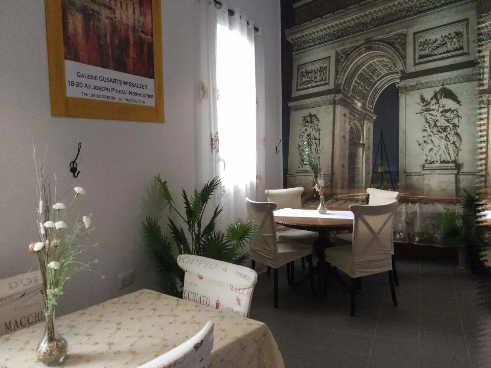 Seating area in The Corner Properties