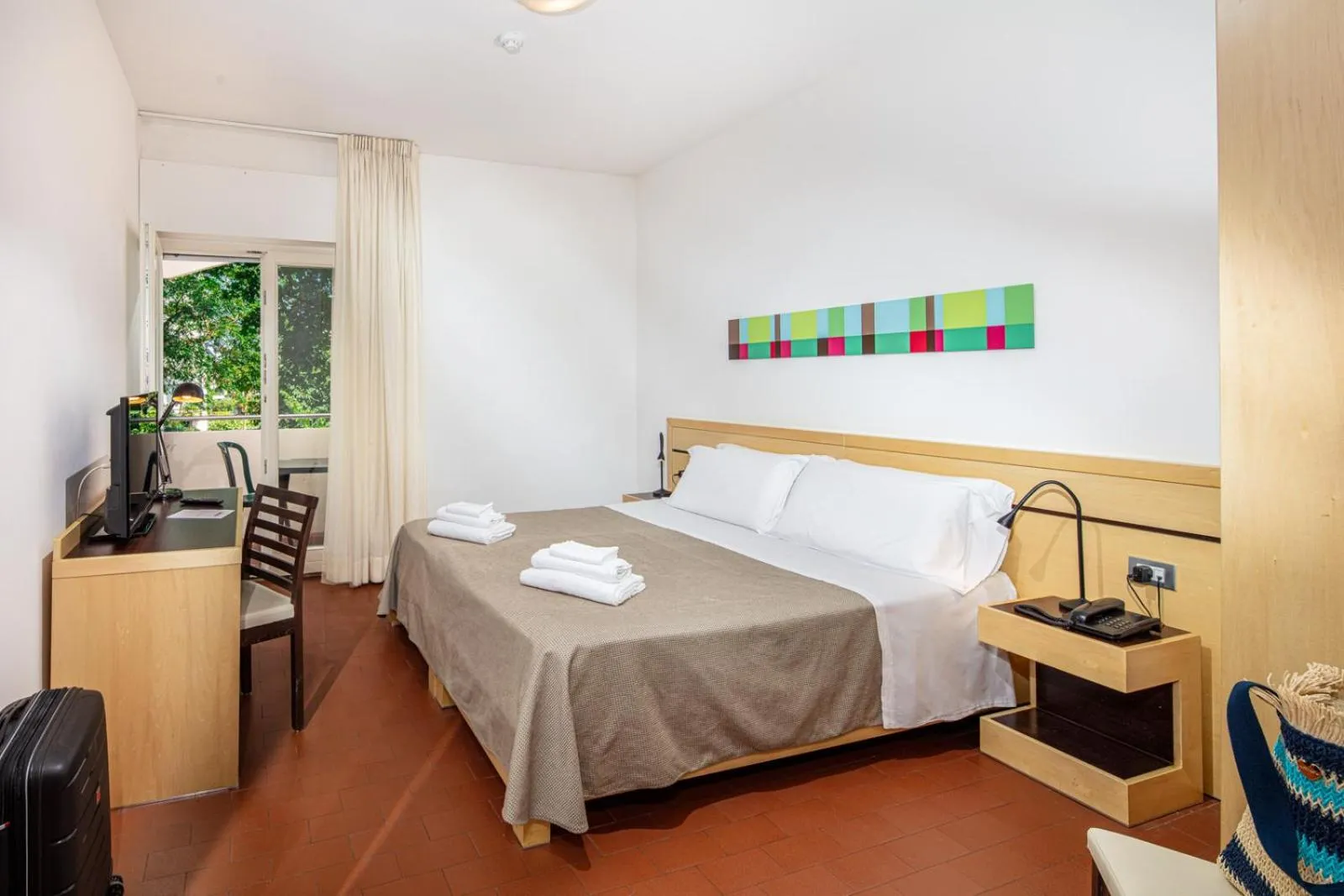 Bedroom, Bed in Hotel La Pergola Dependance