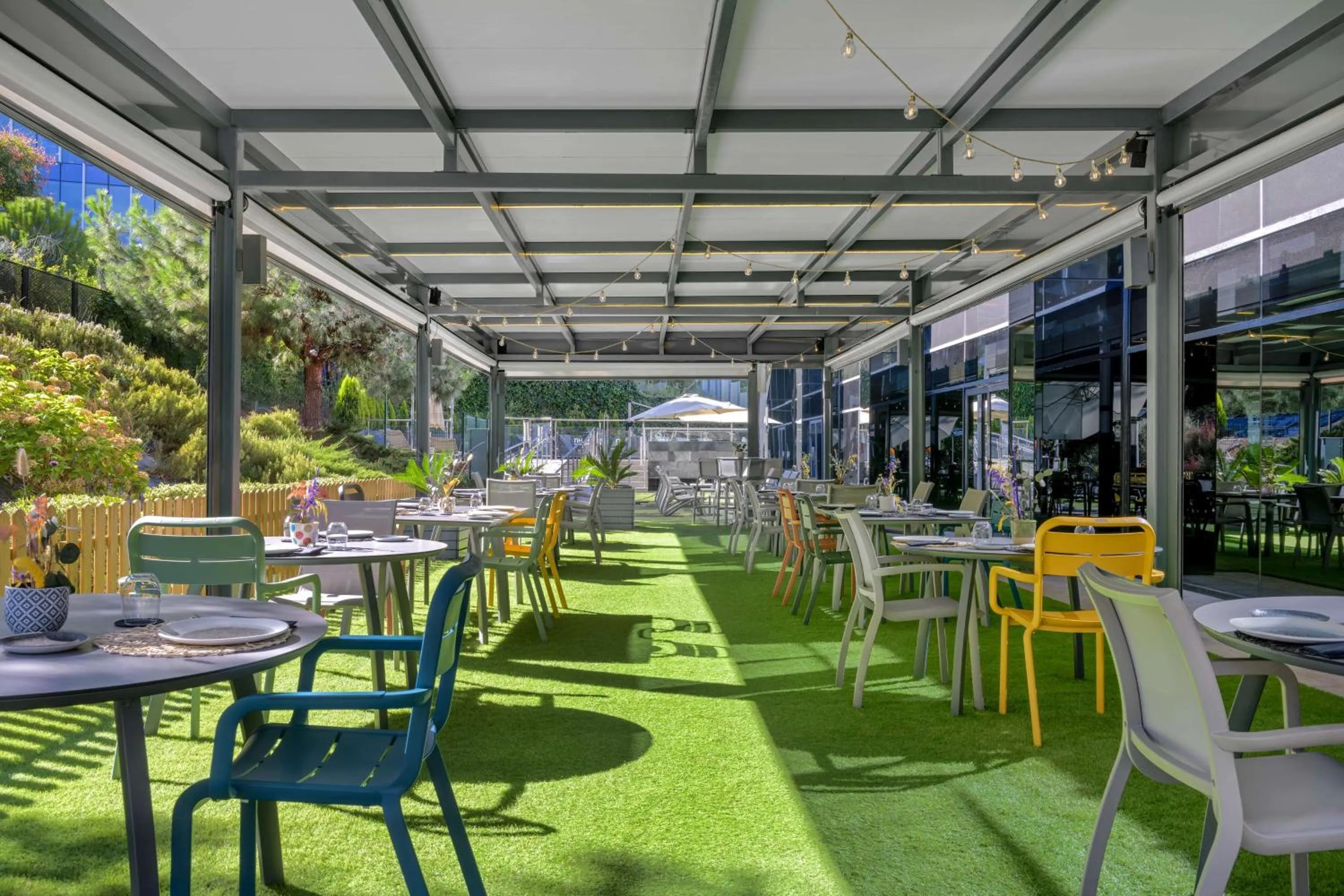 Balcony/Terrace in NH Madrid Ribera del Manzanares