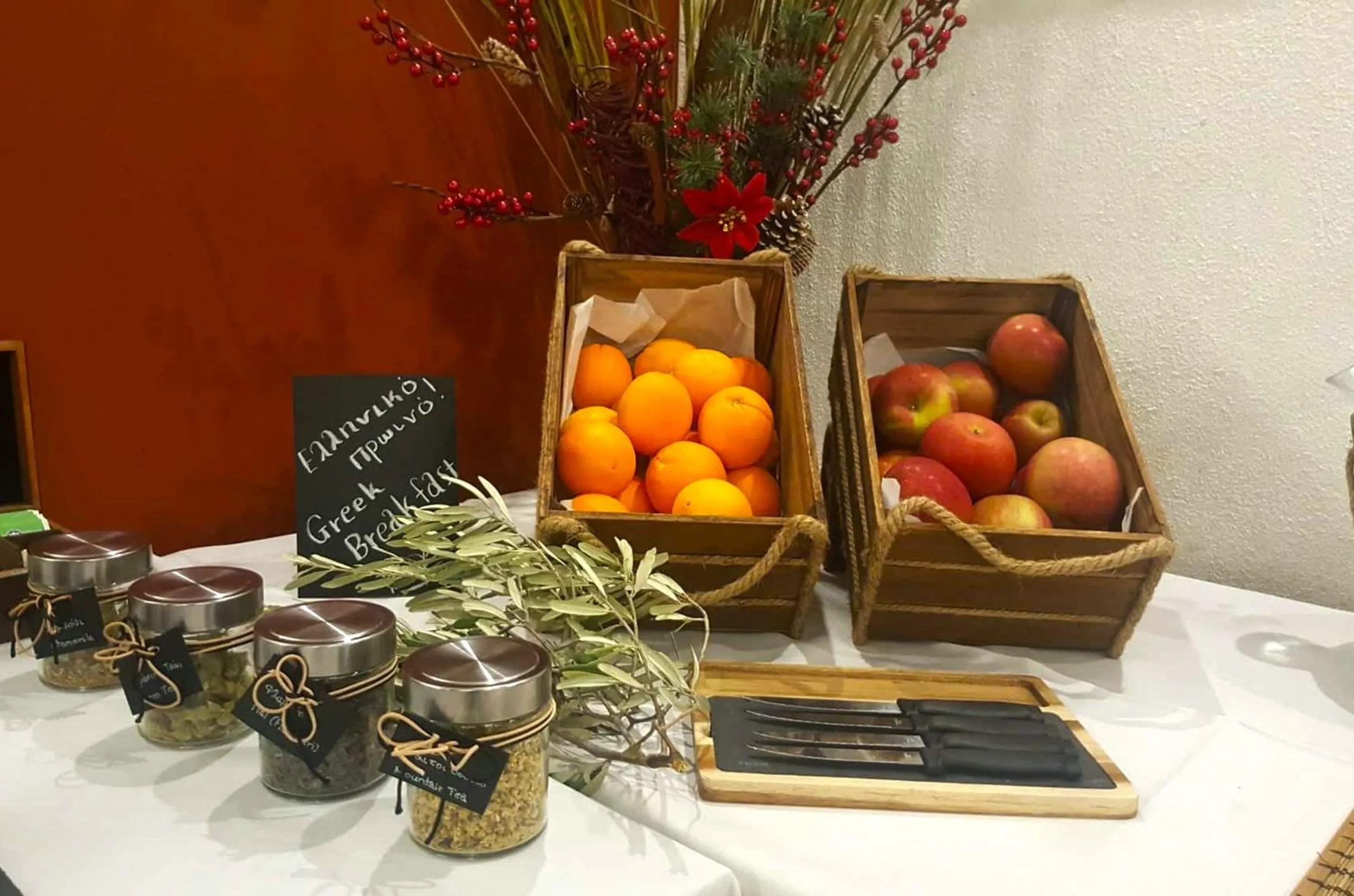 Buffet breakfast in Agnantio Hotel & Spa