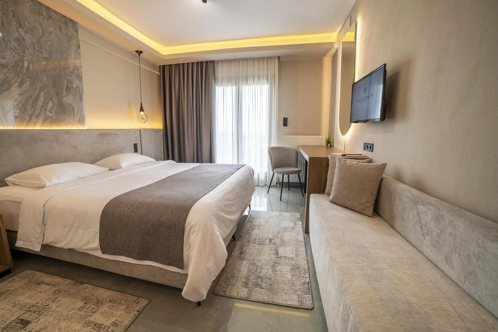 Photo of the whole room, Bed in Agnantio Hotel & Spa