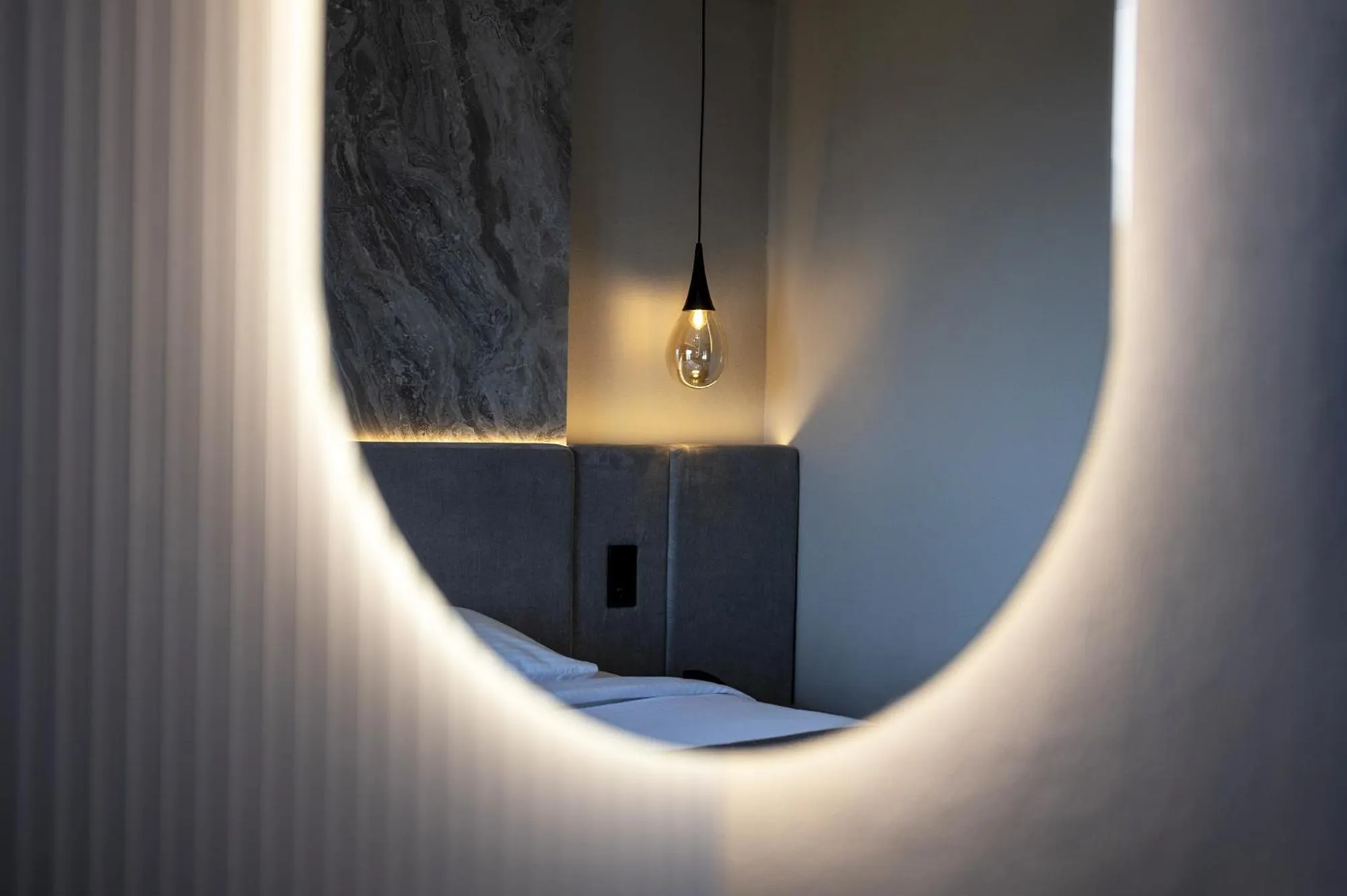 Bed in Agnantio Hotel & Spa