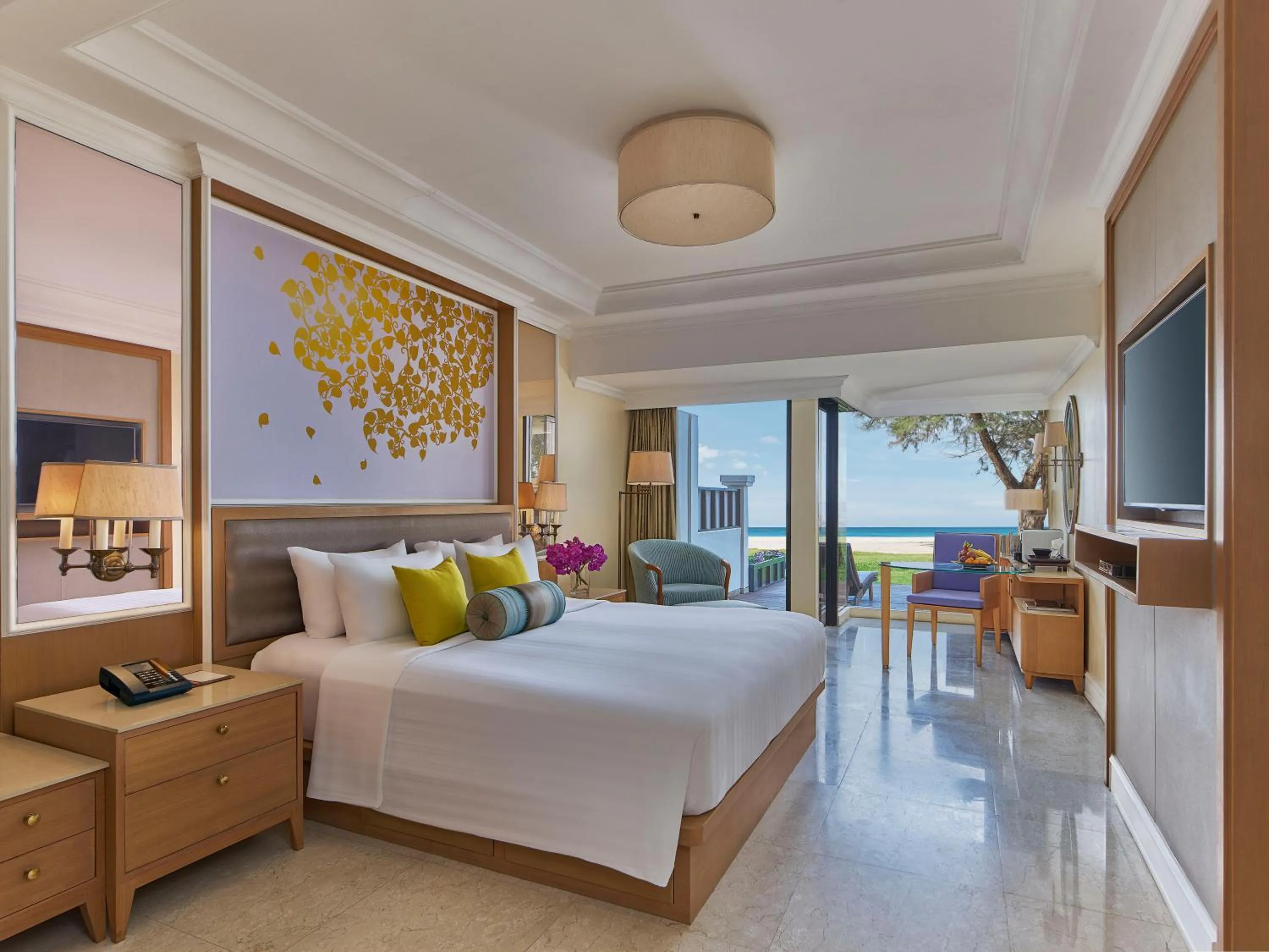 Bed in Dusit Thani Laguna Phuket