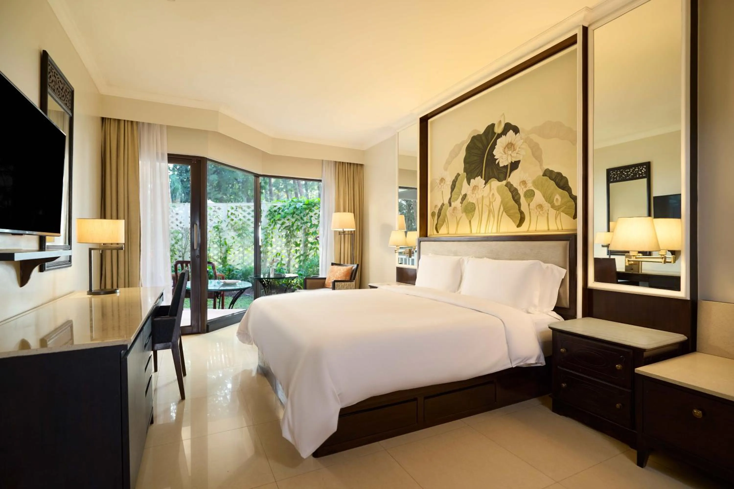 Bed in Dusit Thani Laguna Phuket