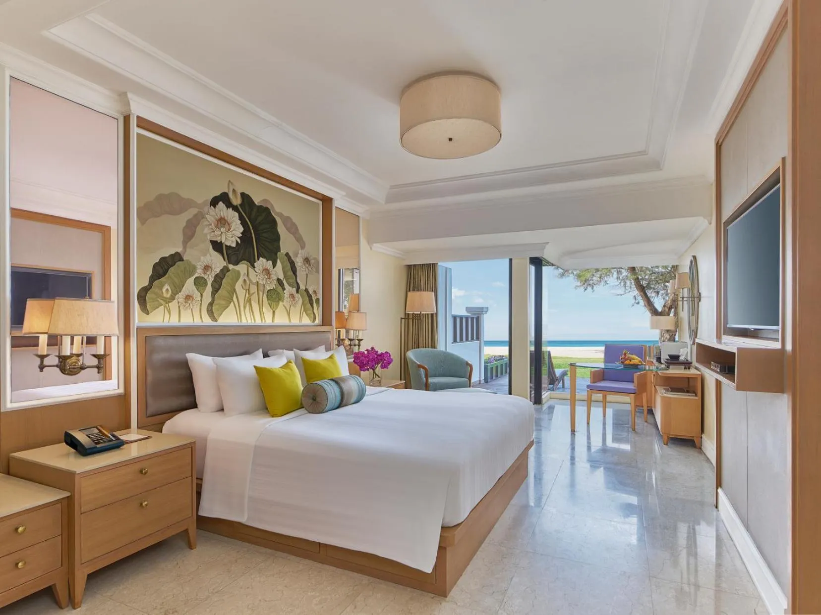 Bed in Dusit Thani Laguna Phuket