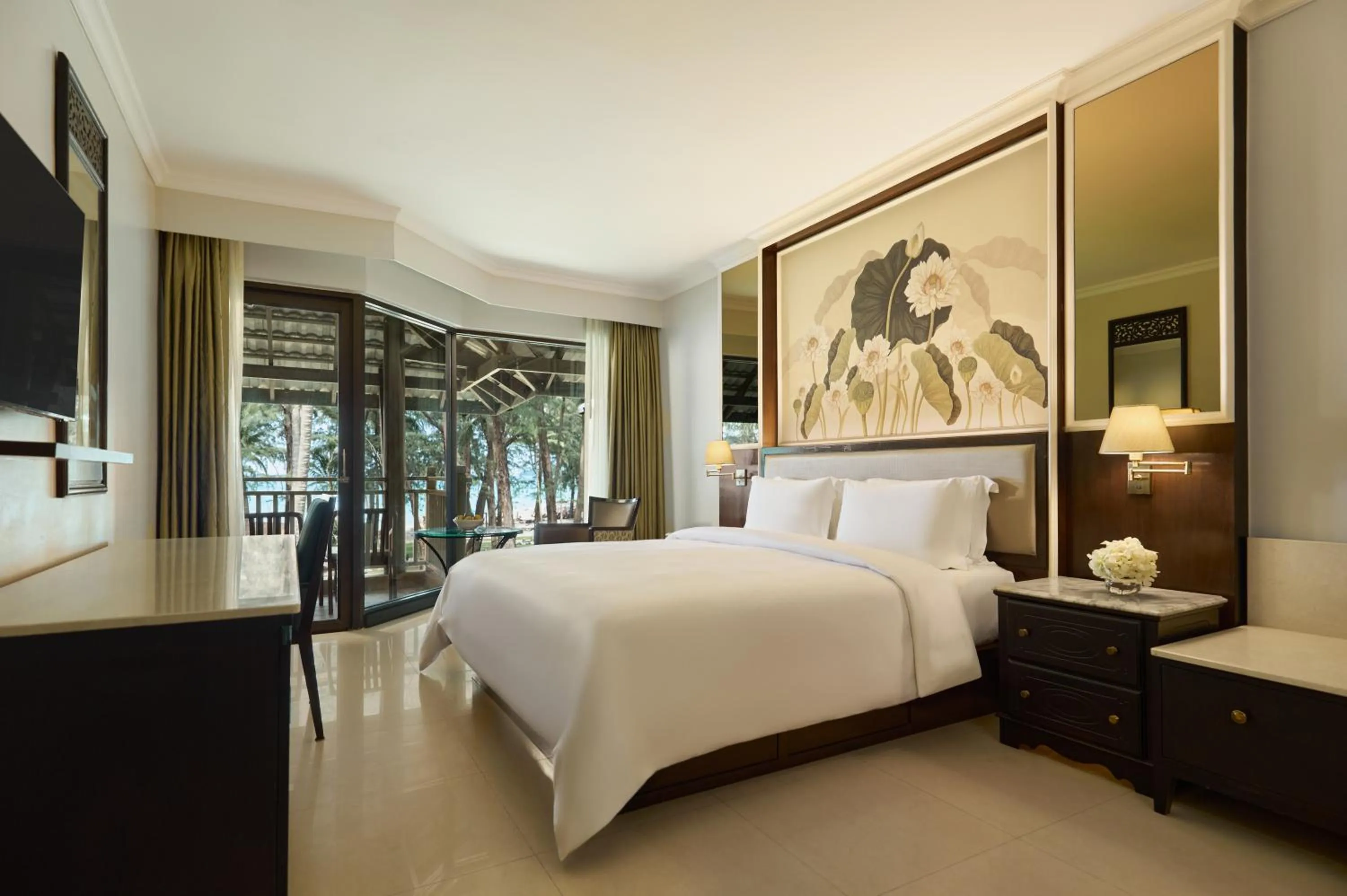 Bed in Dusit Thani Laguna Phuket