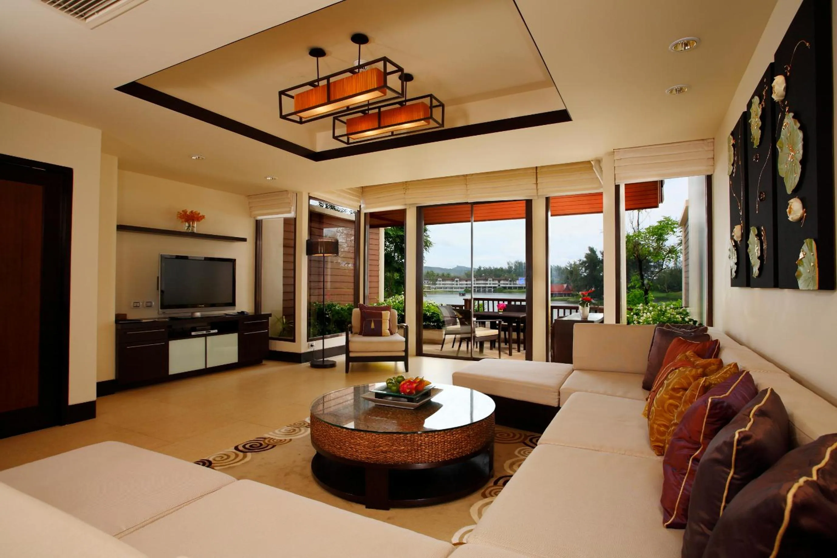 Living room in Dusit Thani Laguna Phuket