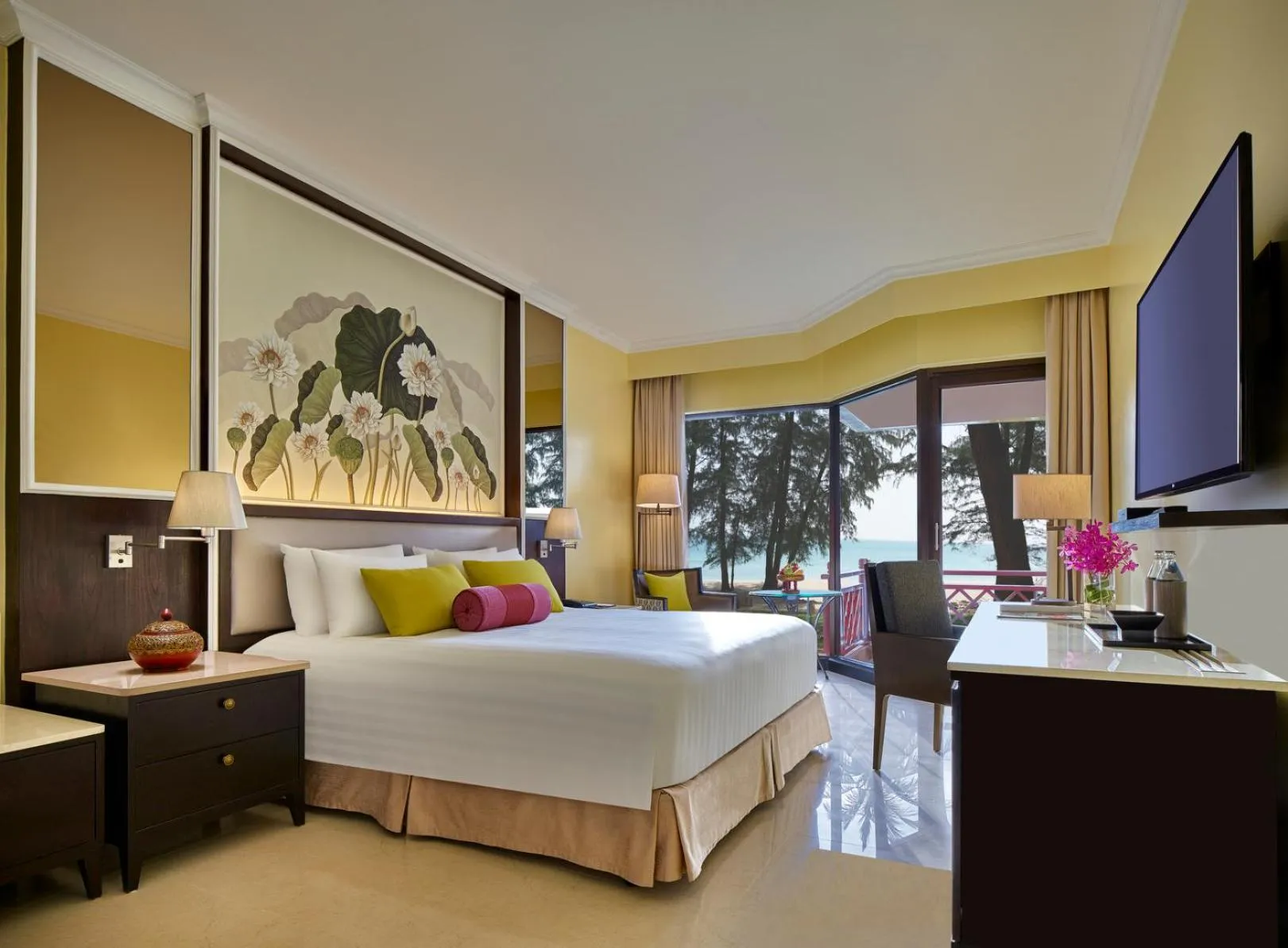 Bed in Dusit Thani Laguna Phuket