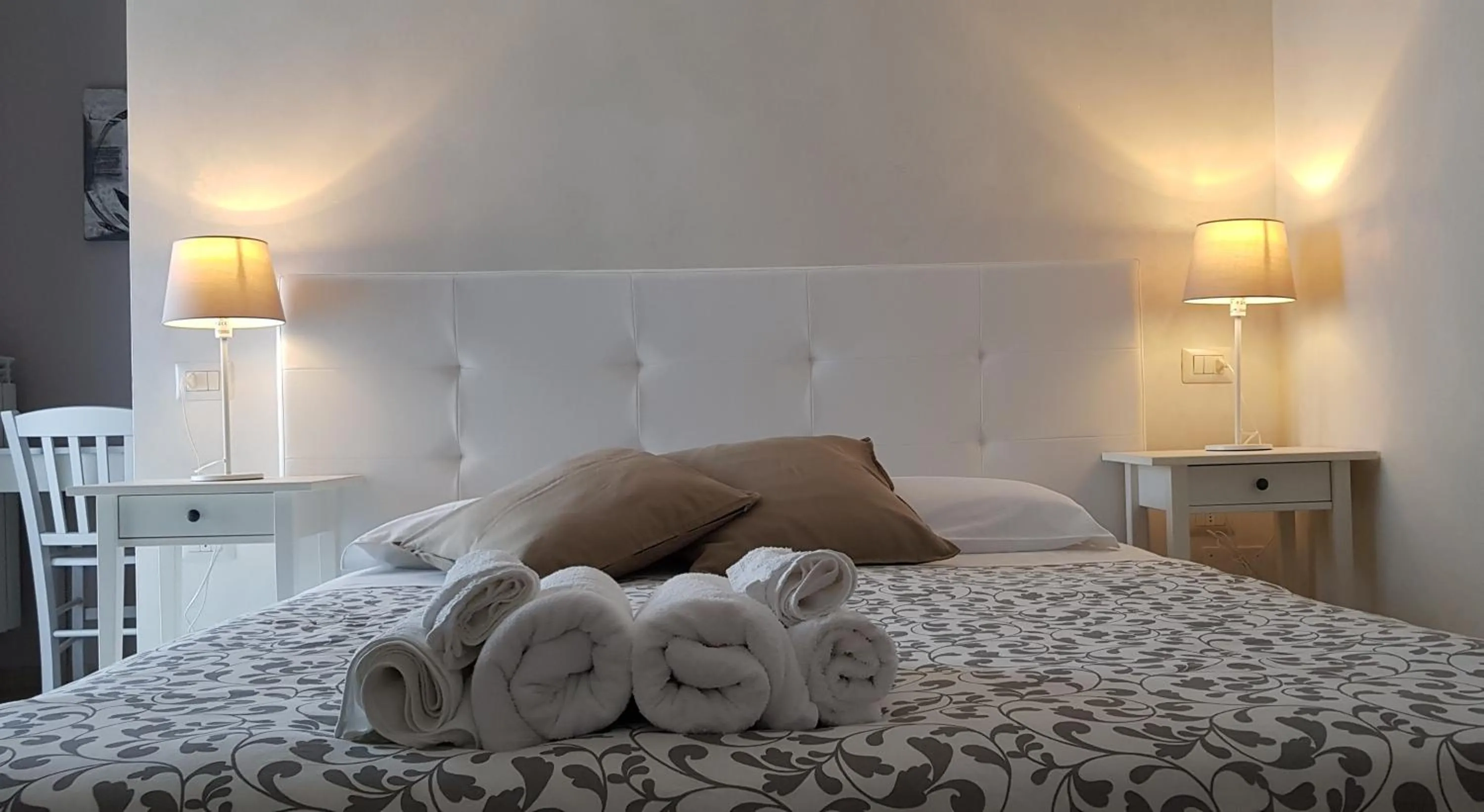 Photo of the whole room, Bed in Home Sweet Home