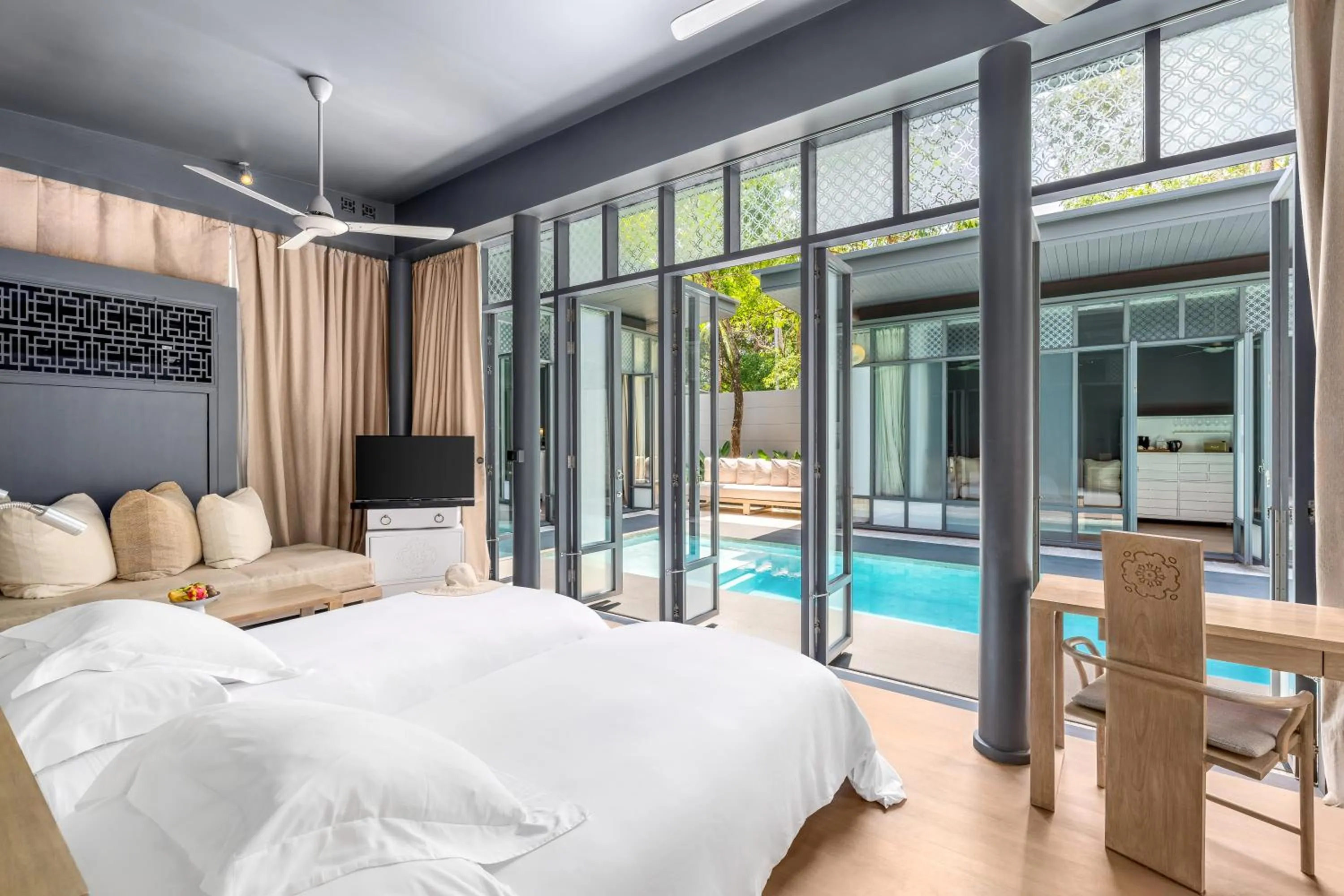 Bed in SALA Phuket Mai Khao Beach Resort