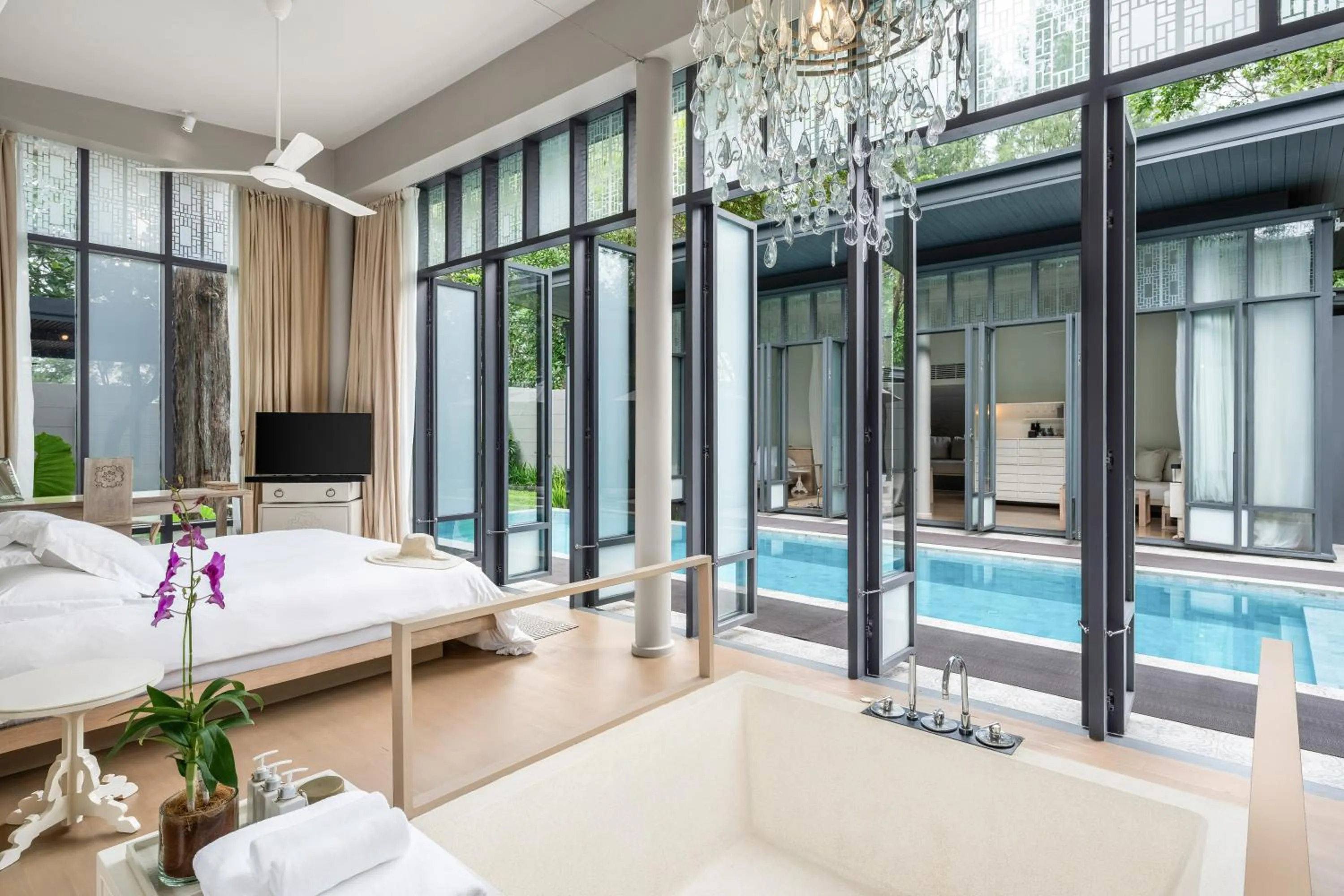 Bed in SALA Phuket Mai Khao Beach Resort