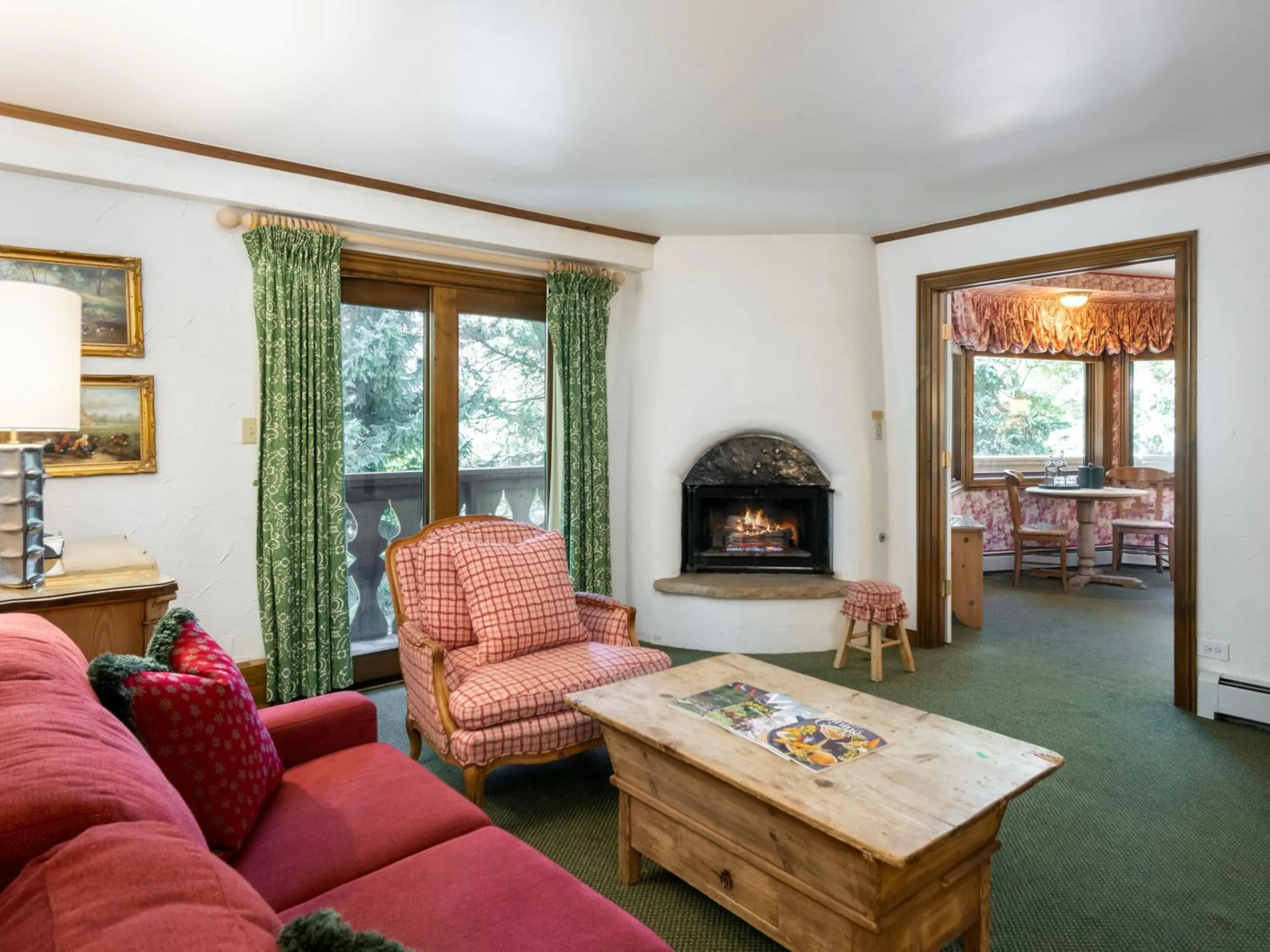Living room in Christiania Lodge