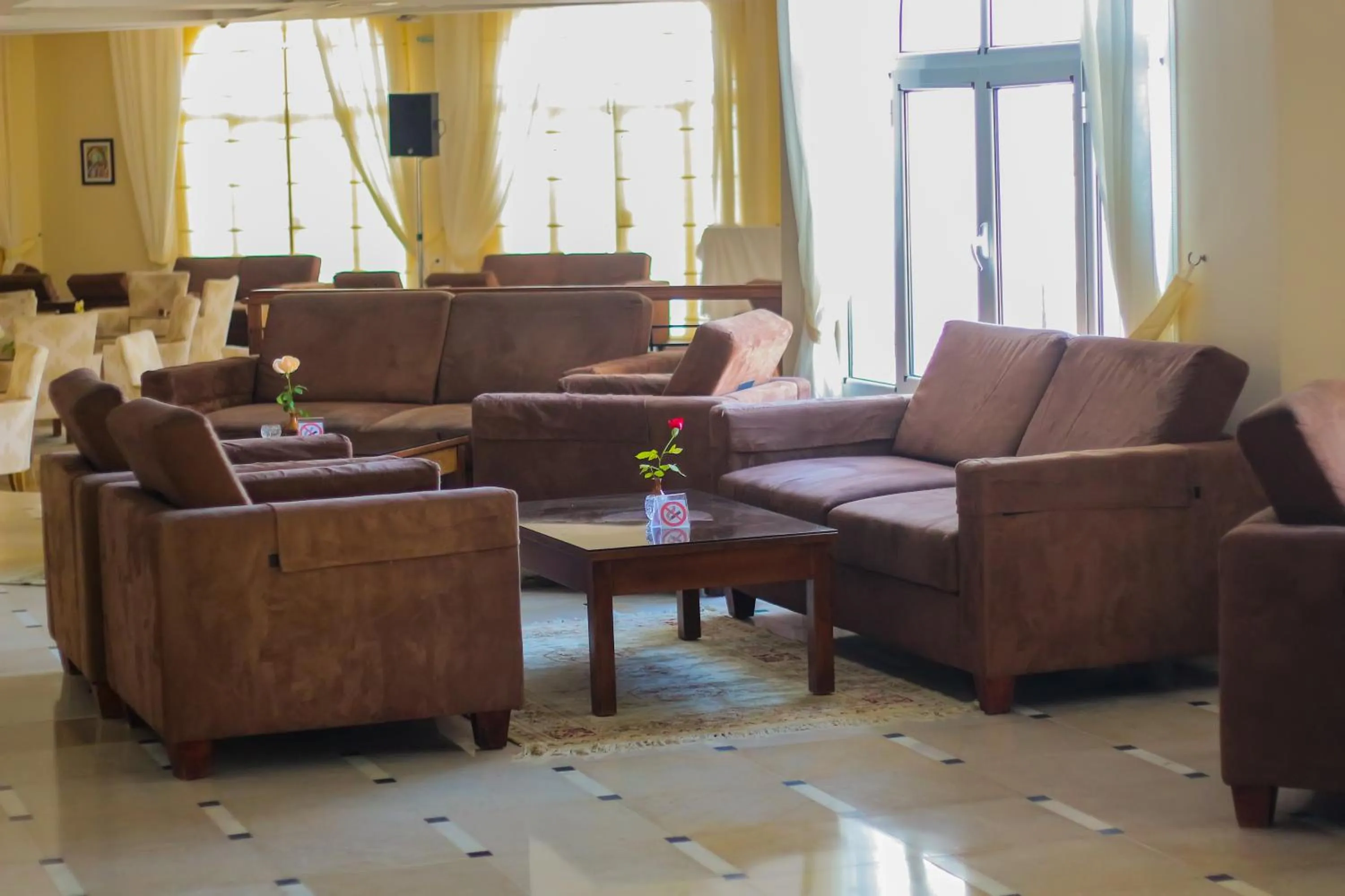 Seating area in Telemaque Beach & Spa - Families and Couples Only