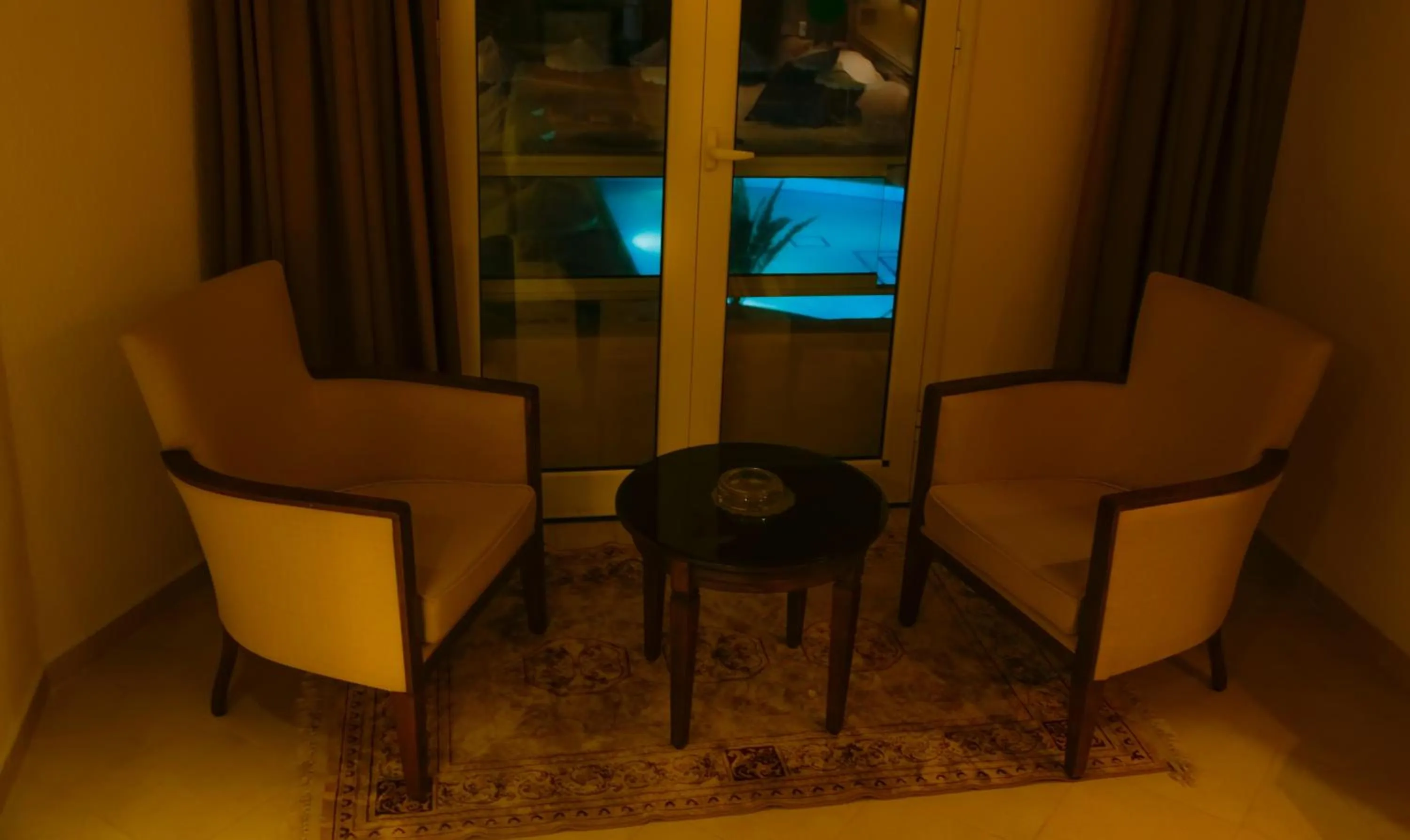 Seating area in Telemaque Beach & Spa - Families and Couples Only