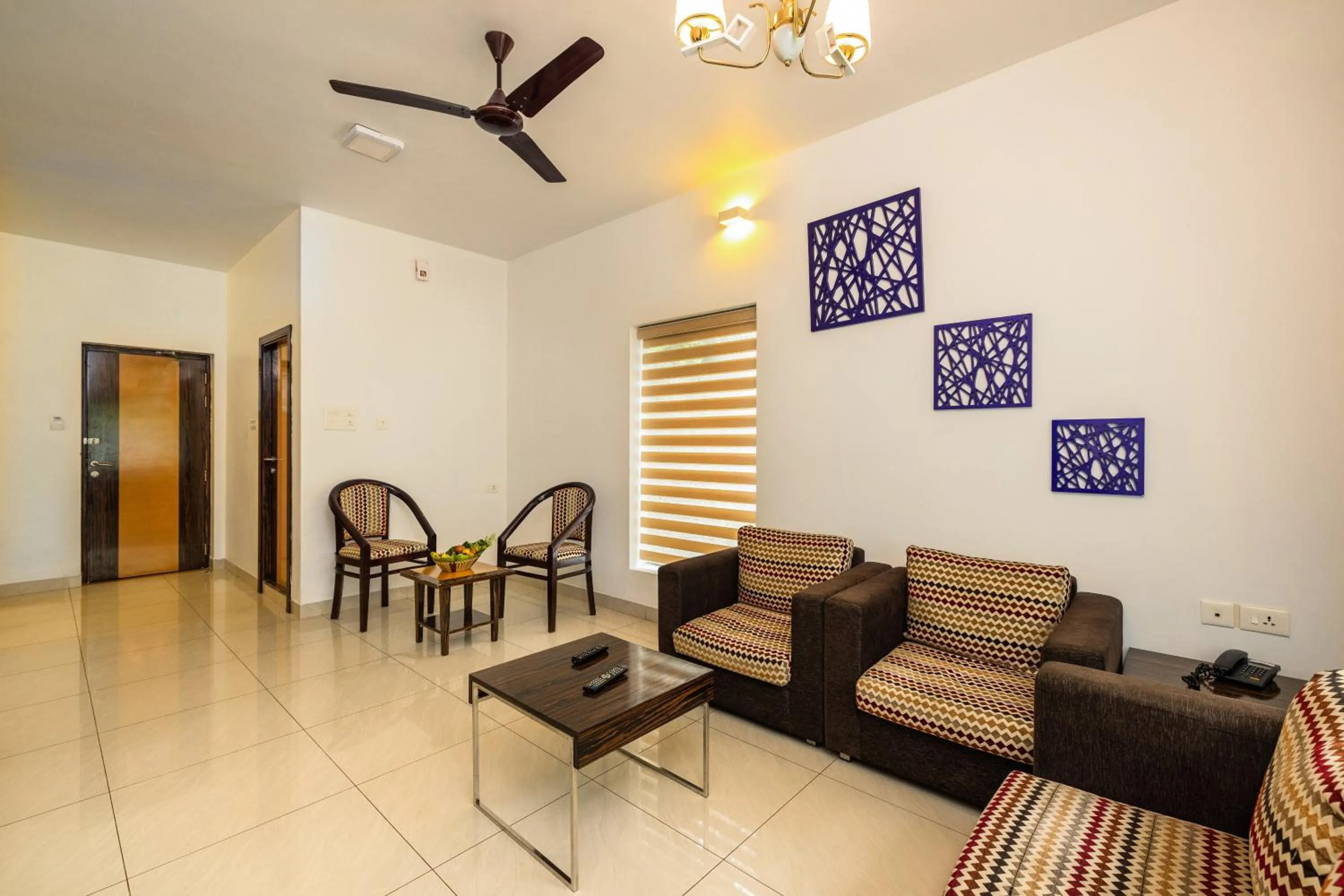 Living room in Casa Rio Resorts Athirappilly