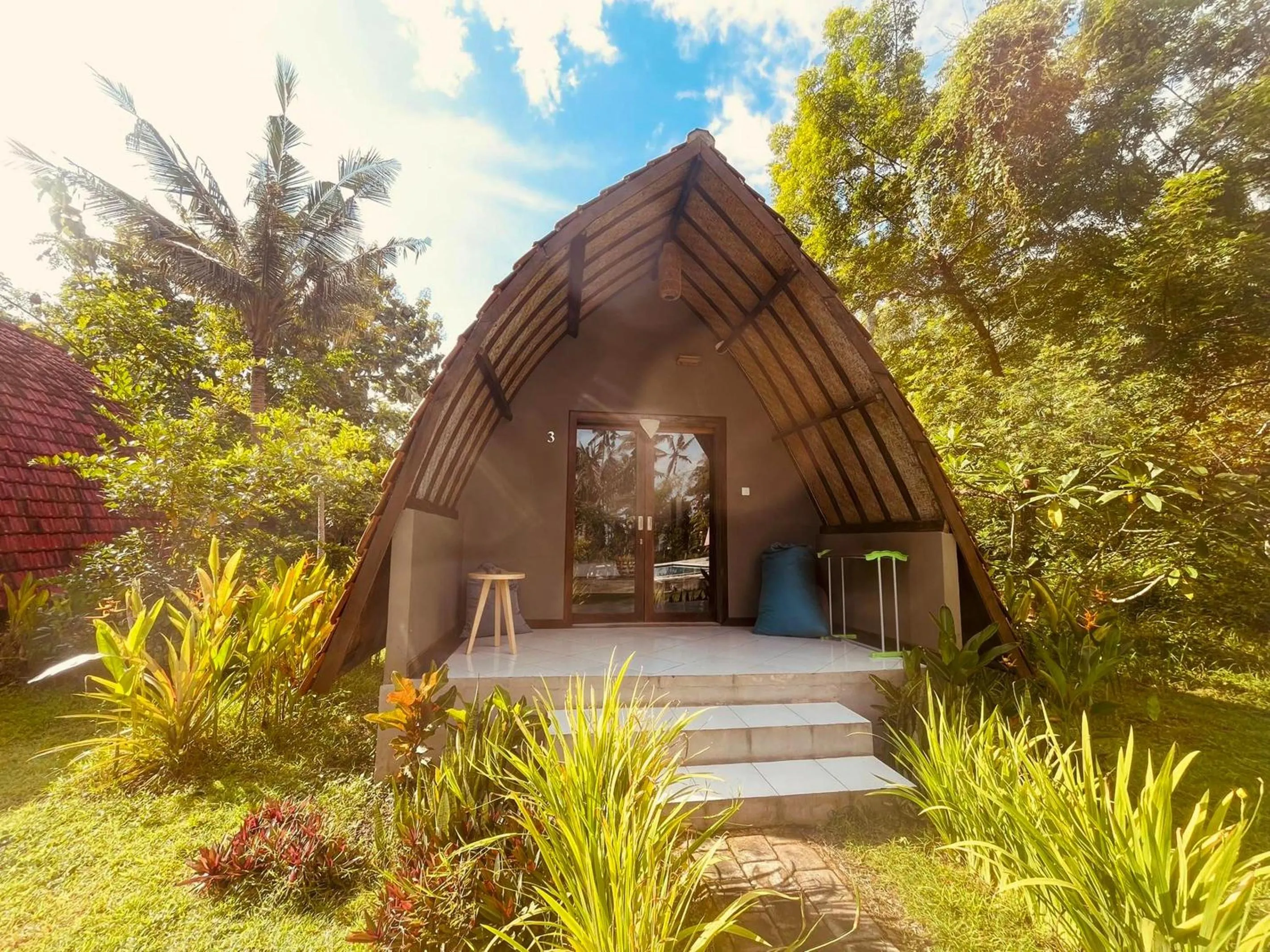 Garden view in Apit Lawang Villas & Resto